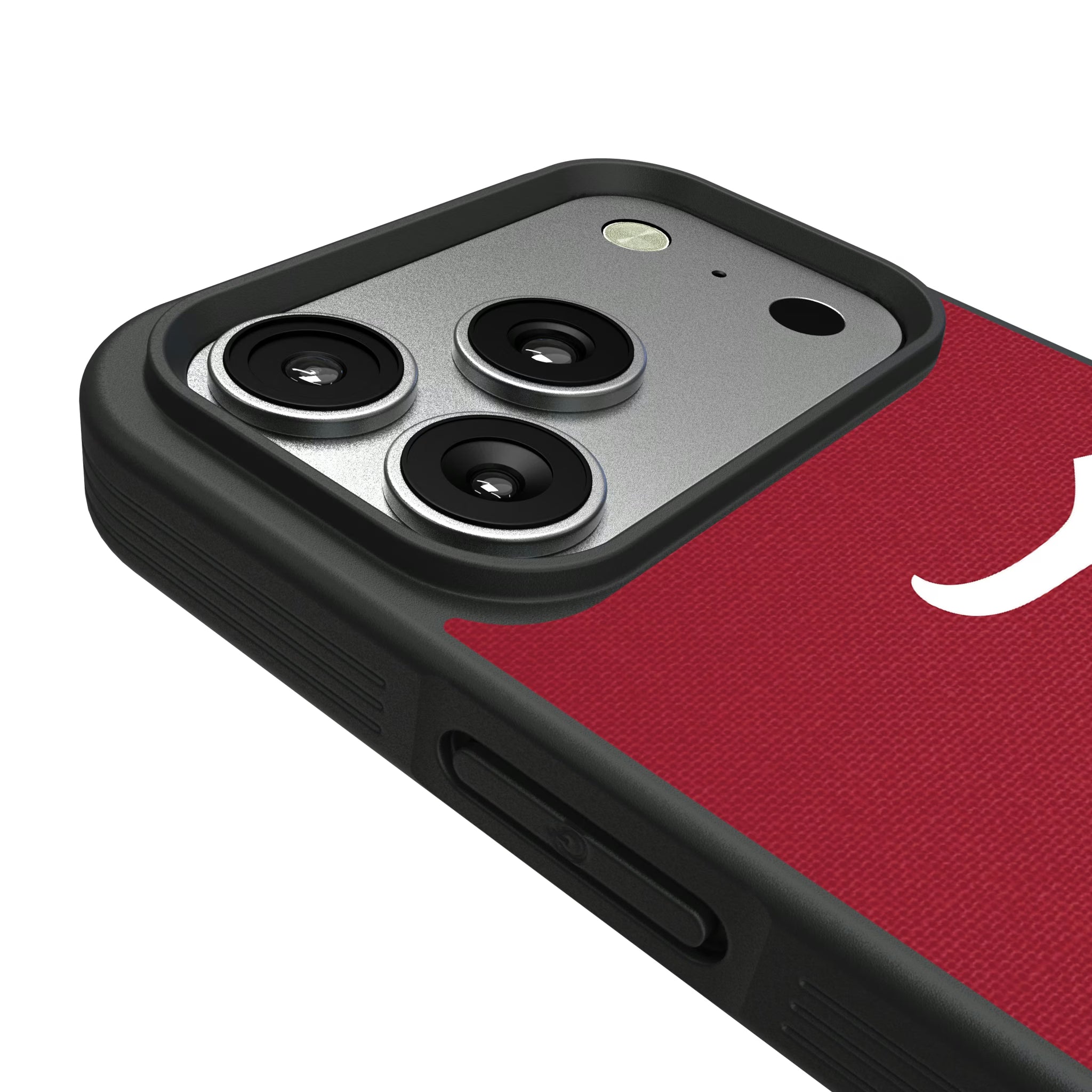University of Alabama Crimson Tide Script A Personalized Stripe iPhone Bump Phone Case for Apple iPhone - Detail#Device_iPhone 17 Pro