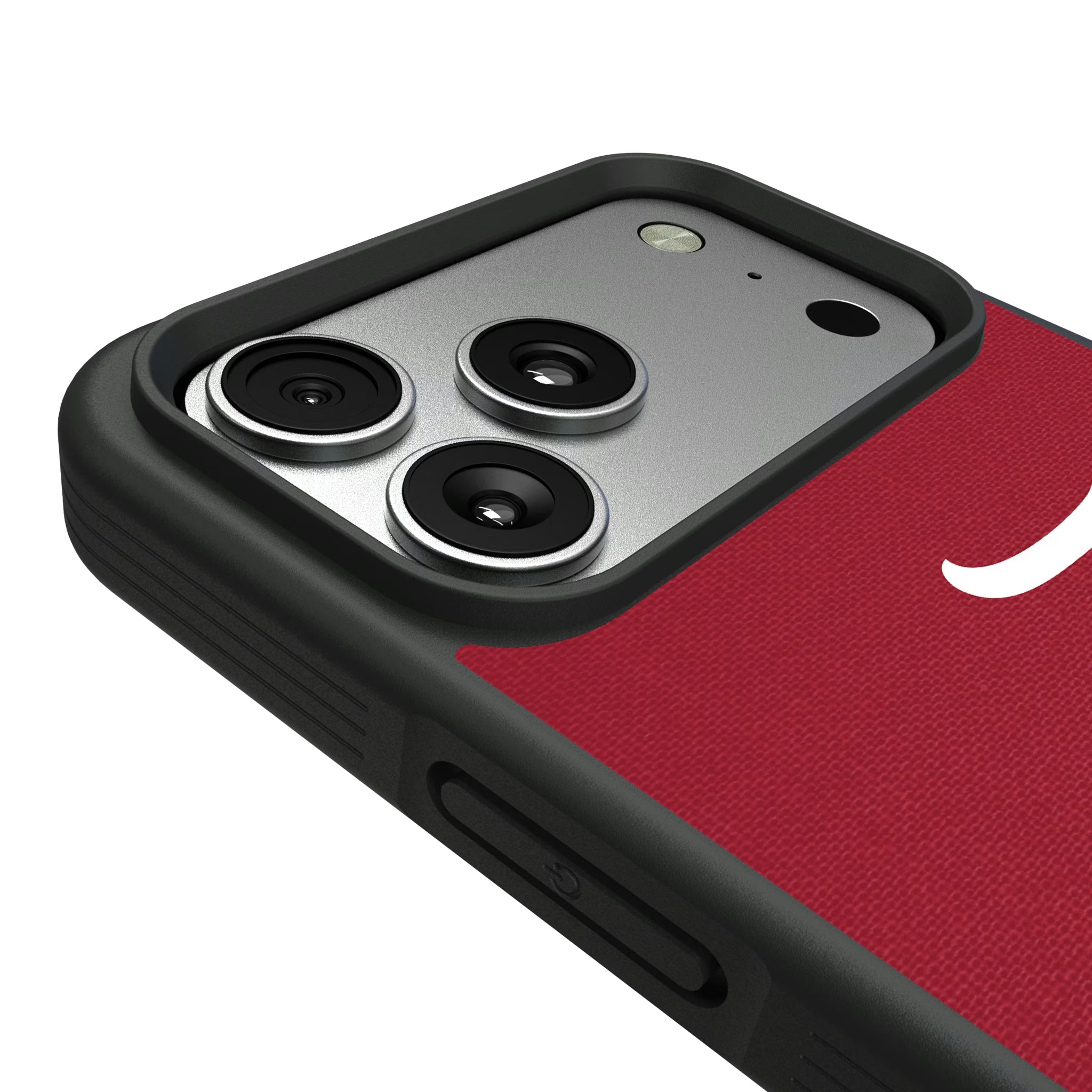 University of Alabama Crimson Tide Script A Personalized Stripe iPhone Bump Phone Case for Apple iPhone - Detail#Device_iPhone 17 Pro Max
