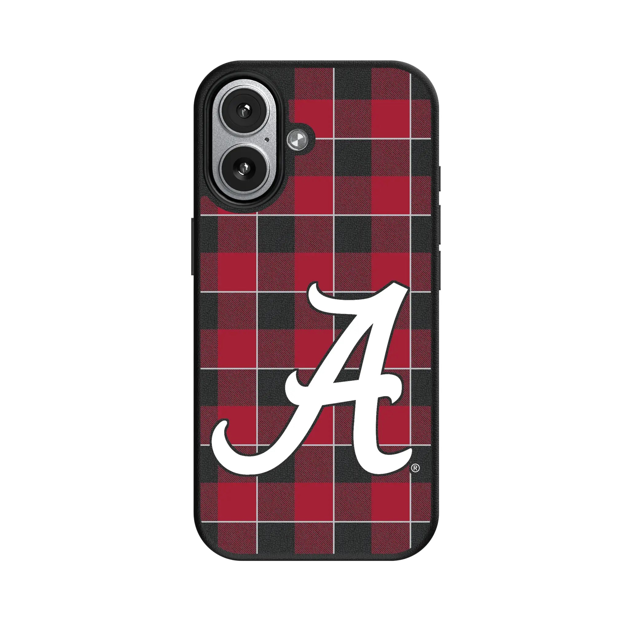University of Alabama Crimson Tide Script A Plaid iPhone MagSafe Compatible Phone Case for Apple iPhone#Device_iPhone 17