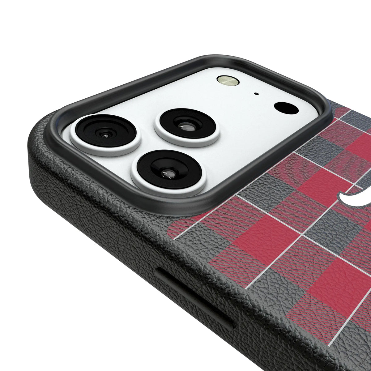 University of Alabama Crimson Tide Script A Plaid iPhone MagSafe Compatible Phone Case for Apple iPhone - Detail#Device_iPhone 18 Pro Max