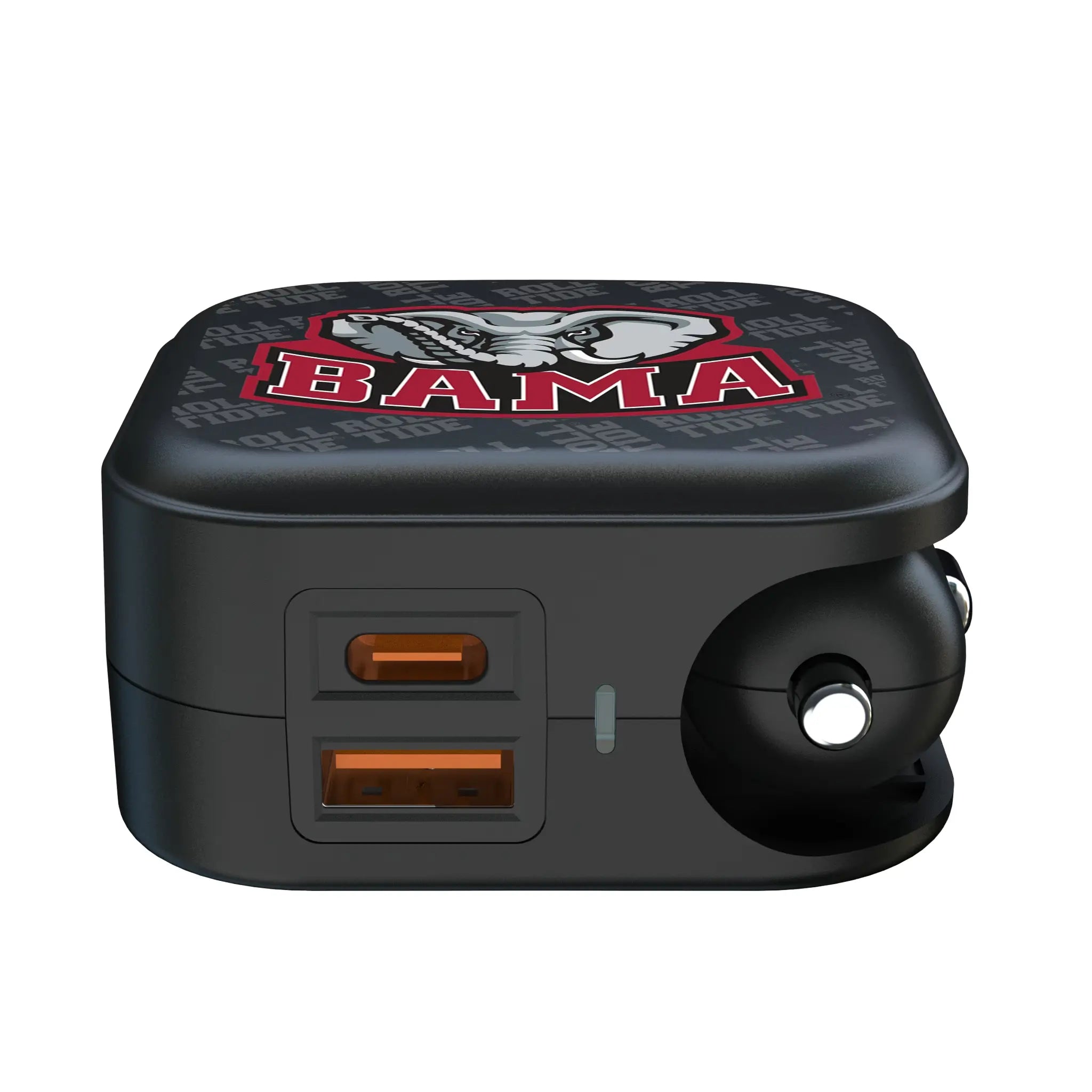 University of Alabama Crimson Tide Script A Quadtile 2 in 1 USB A/C Charger