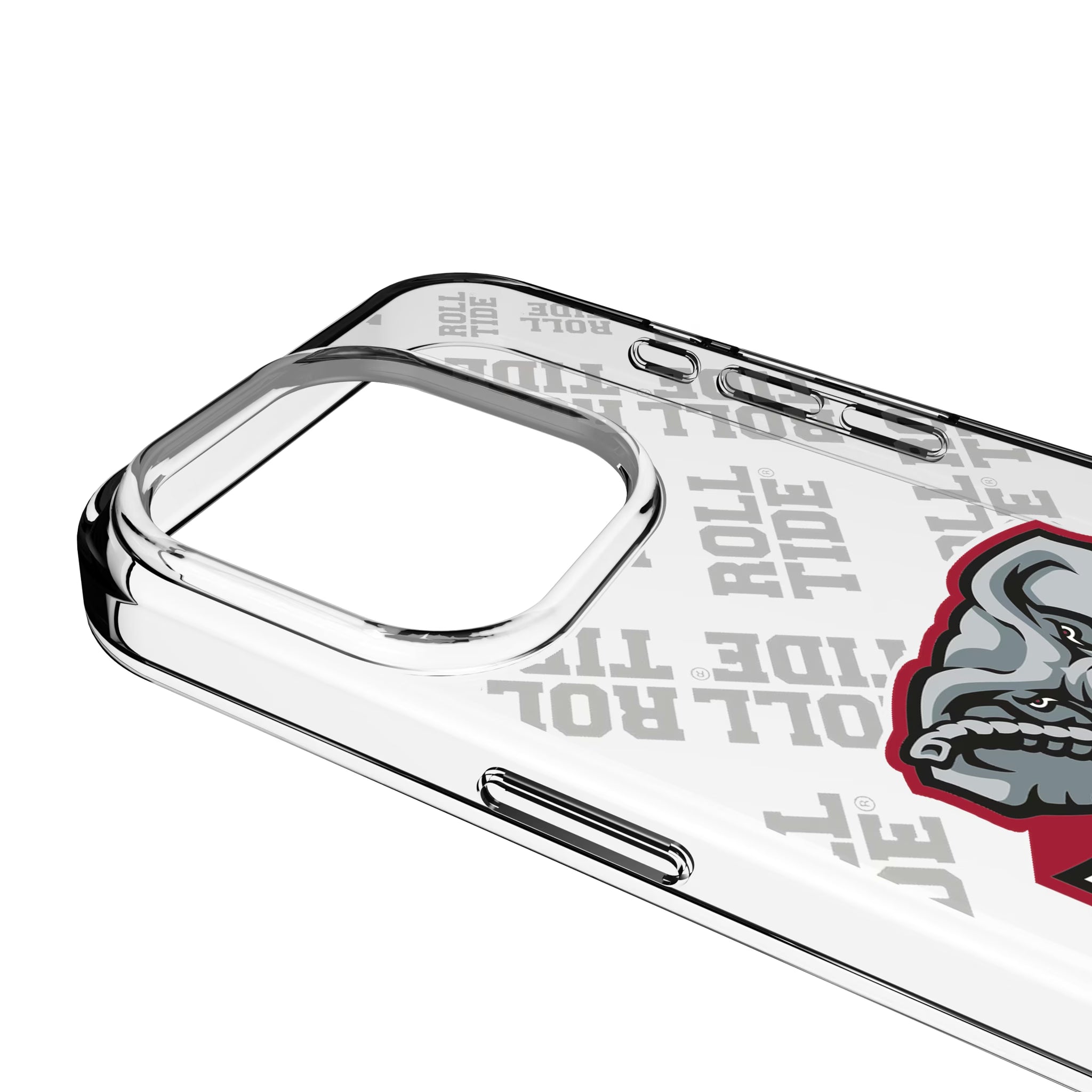 University of Alabama Crimson Tide Script A Quadtile iPhone Clear Phone Case for Apple iPhone - Detail