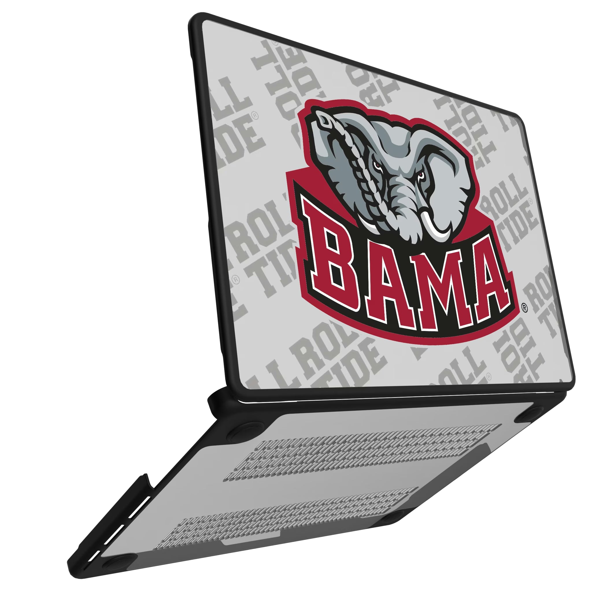 University of Alabama Crimson Tide Script A Quadtile MacBook Laptop Case for Apple MacBook#Device_MacBook Pro (14-inch, 2021) / MacBook Pro (14-inch, 2023) / MacBook Pro (14-inch, 2024)