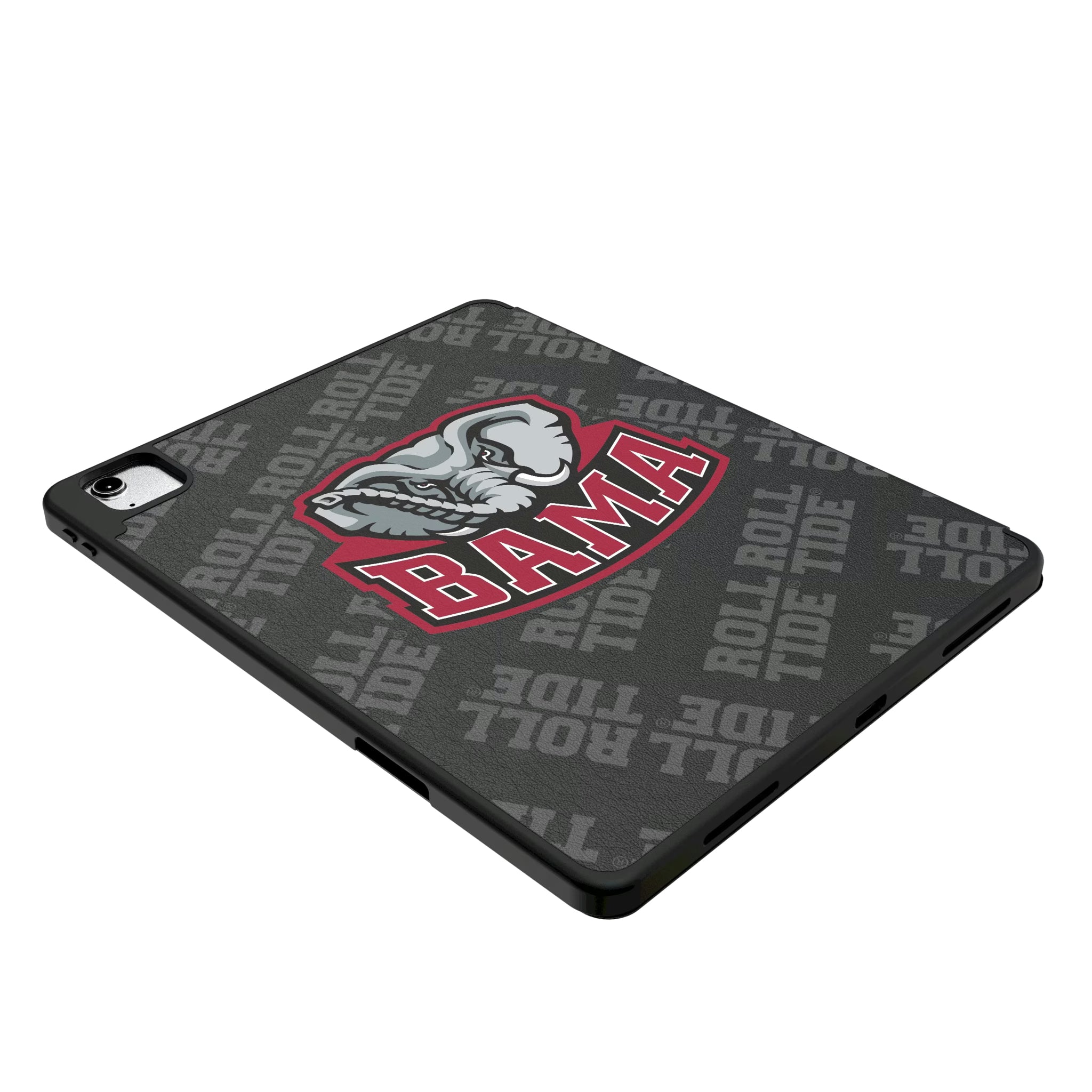 University of Alabama Crimson Tide Script A Quadtile iPad Tablet Case for Apple iPad - Isometric View