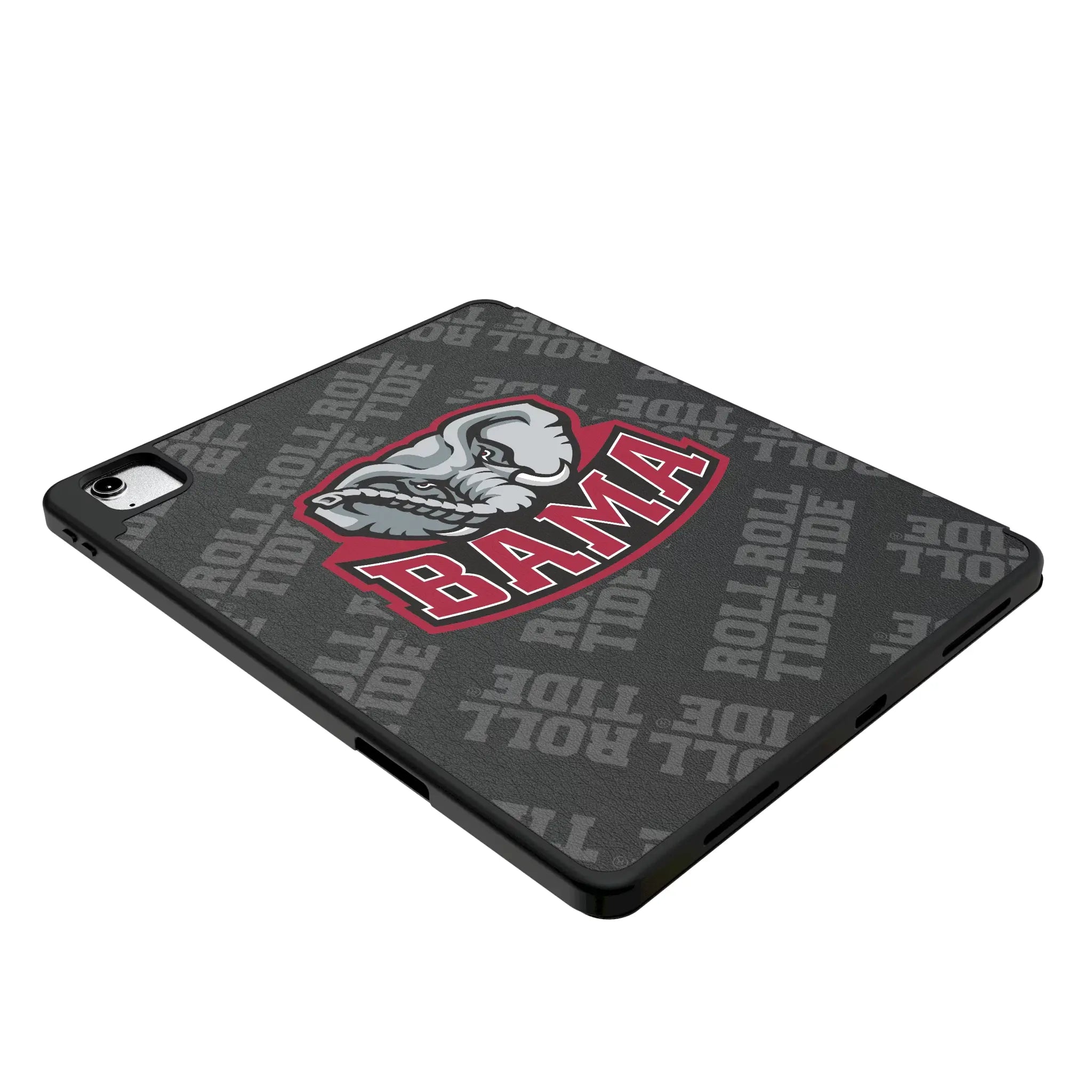 University of Alabama Crimson Tide Script A Quadtile iPad Tablet Case for Apple iPad - Isometric View