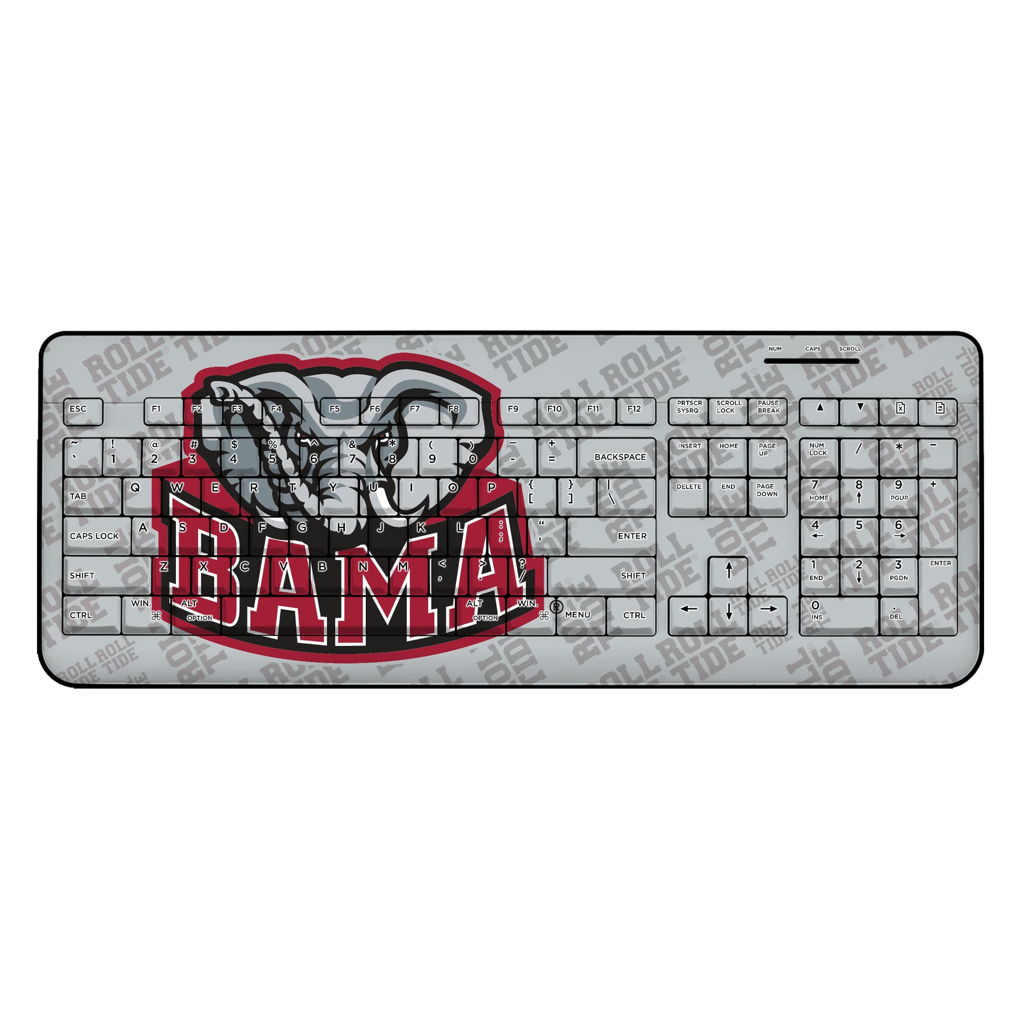 University of Alabama Crimson Tide Script A Quadtile Wireless USB Keyboard