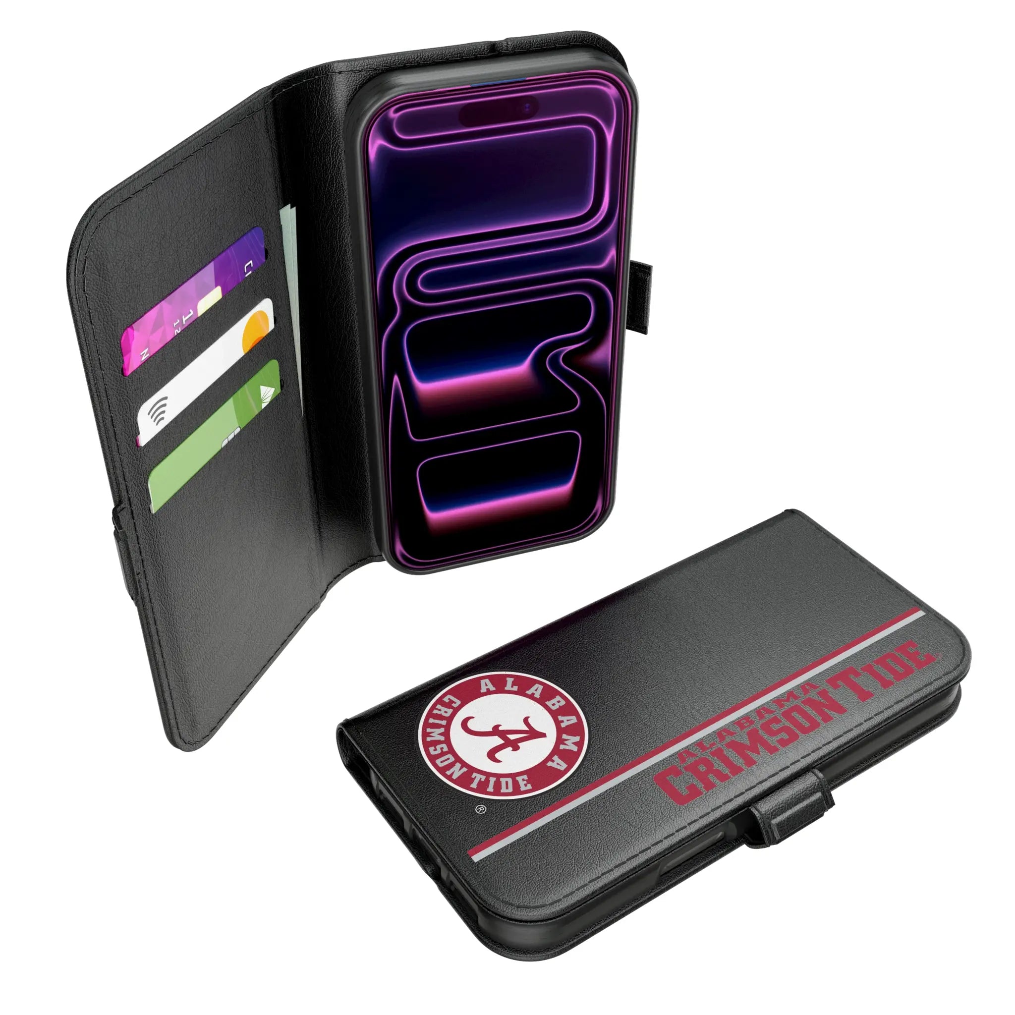 University of Alabama Crimson Tide Sidebar iPhone Folio Phone Case for Apple iPhone#Device_iPhone 17 Pro