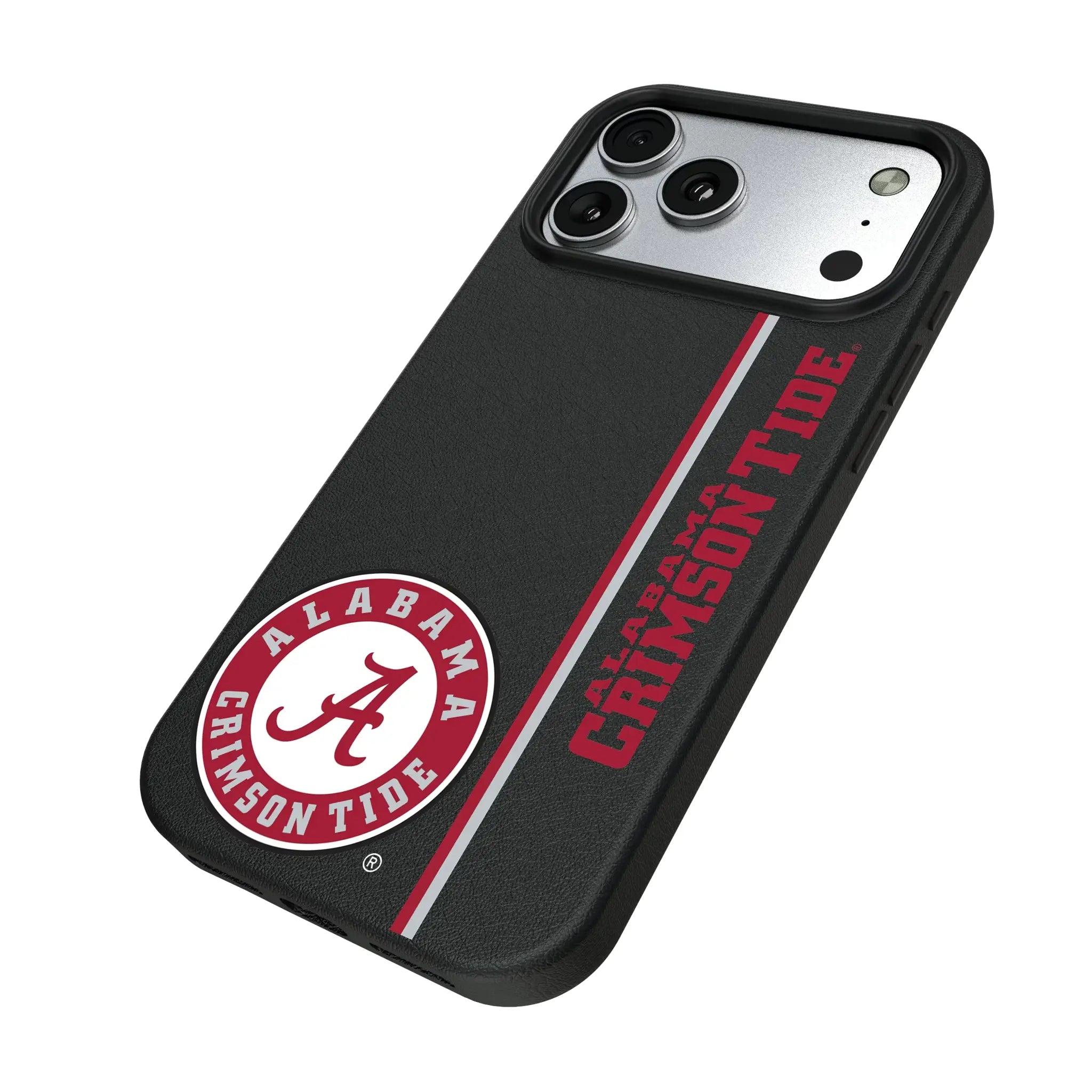 University of Alabama Crimson Tide Sidebar iPhone MagSafe Compatible Phone Case for Apple iPhone - Isometric View#Device_iPhone 17 Pro Max