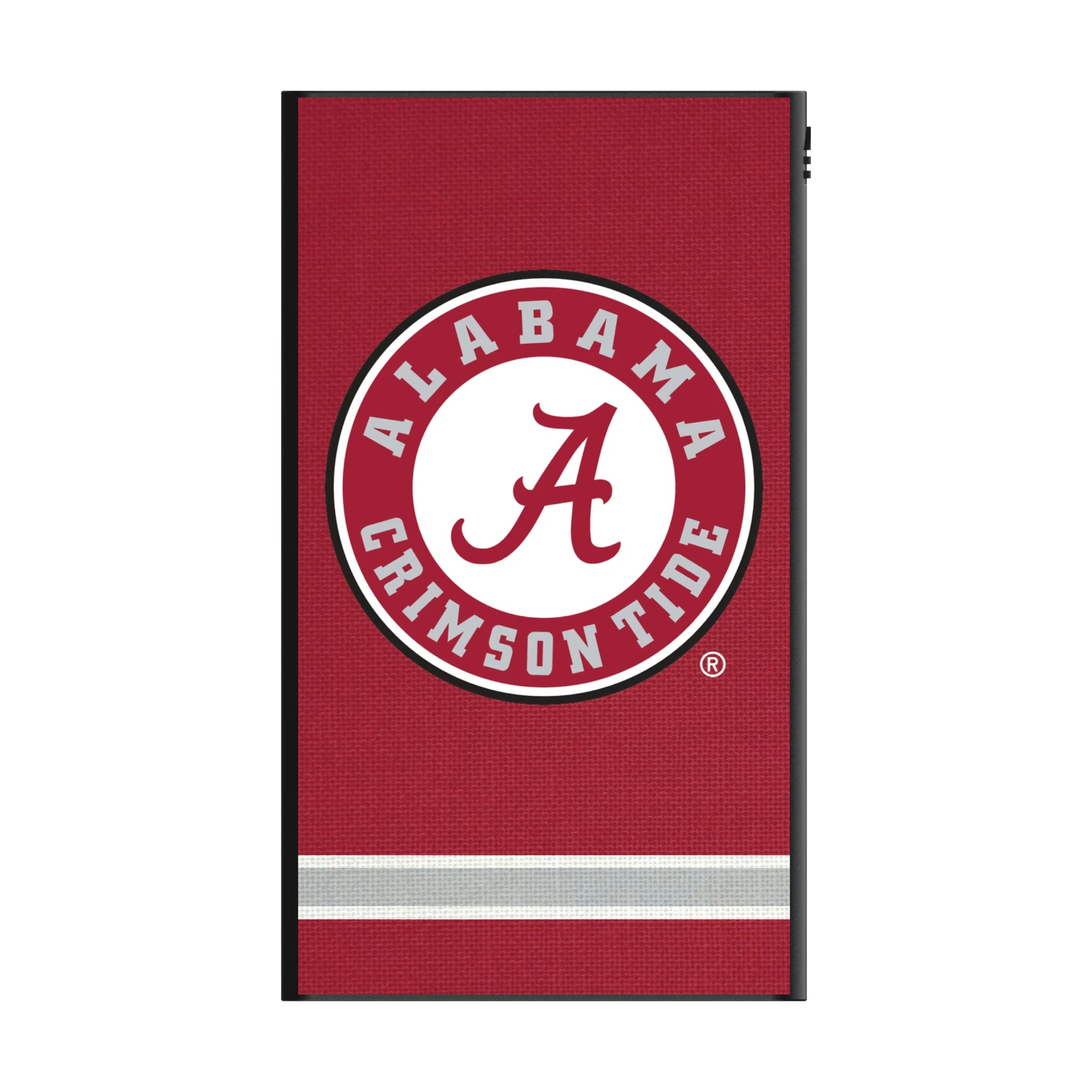 University of Alabama Crimson Tide Stripe 5000mAh Flat Powerbank
