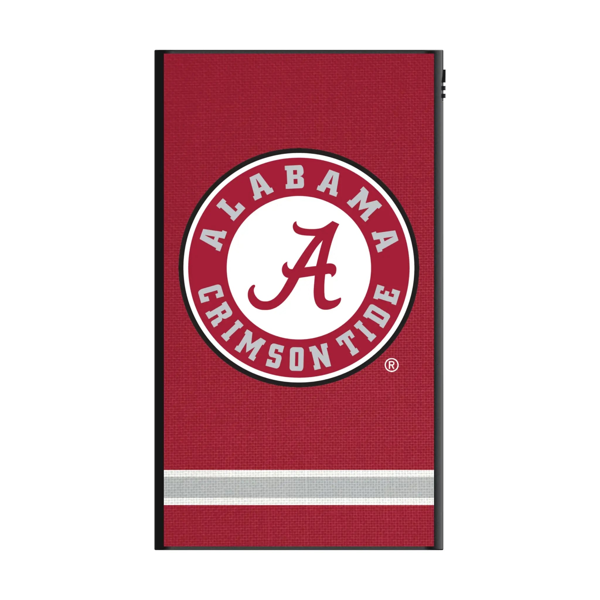 University of Alabama Crimson Tide Stripe 5000mAh Flat Power Bank
