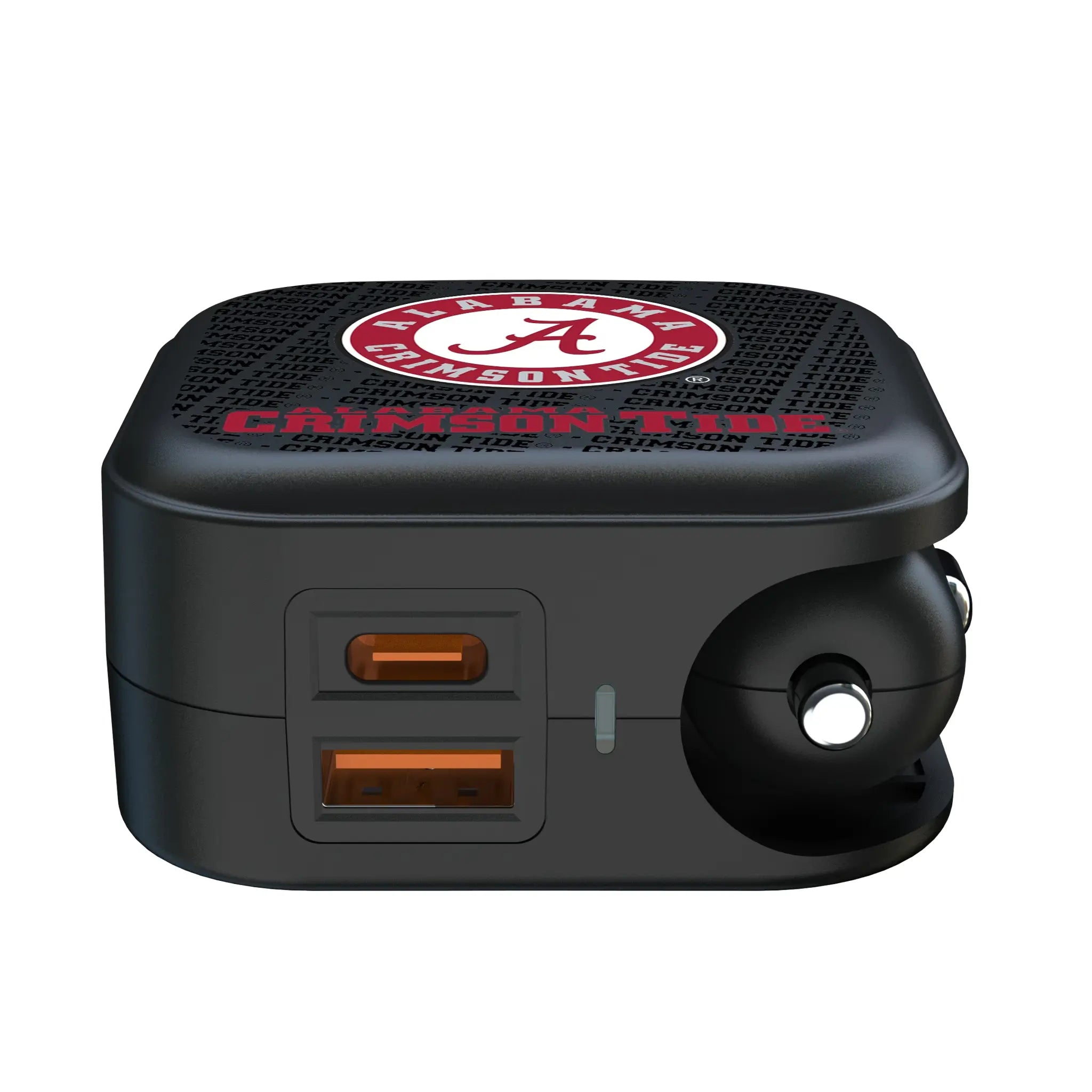 University of Alabama Crimson Tide Text Backdrop 2 in 1 USB A/C Charger