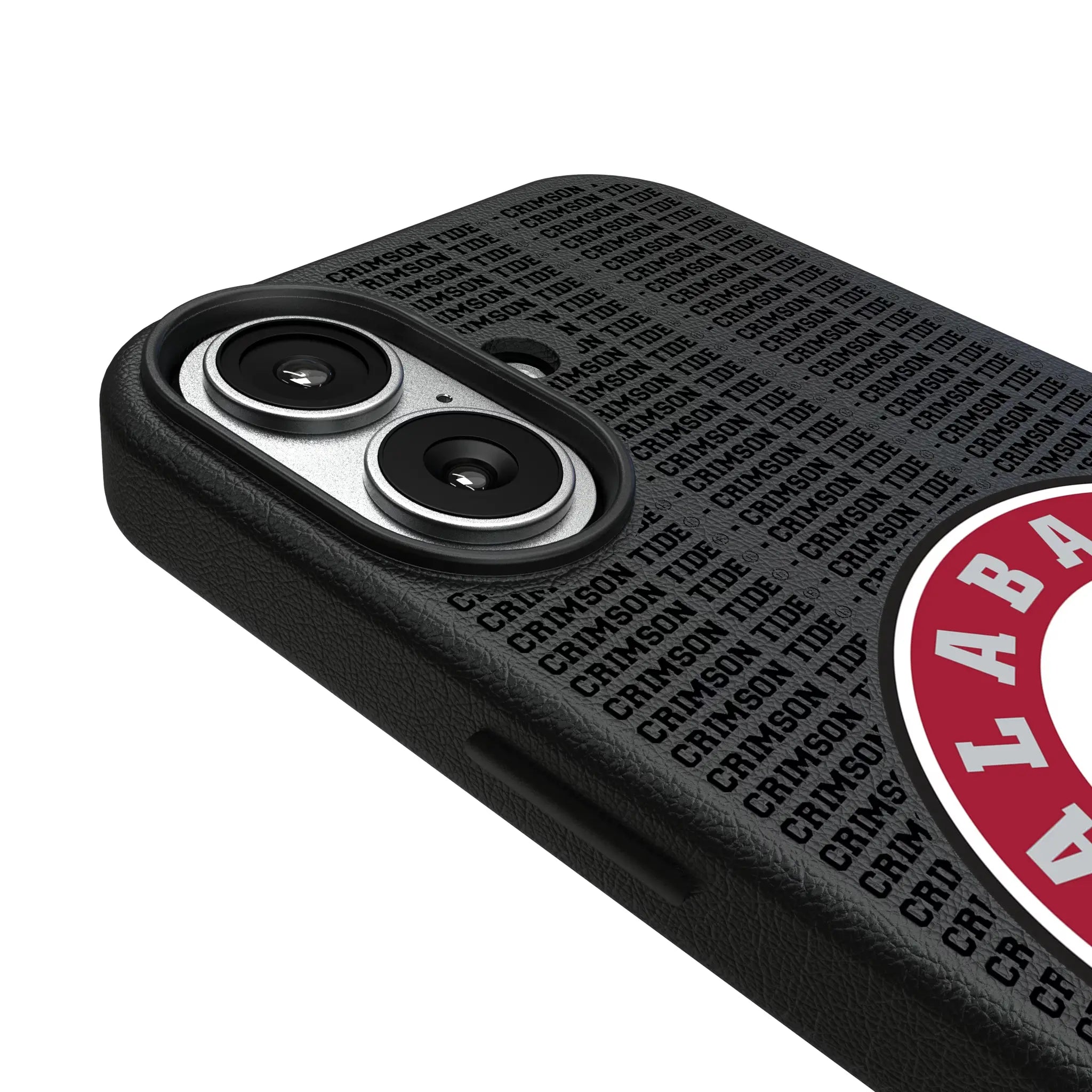 University of Alabama Crimson Tide Text Backdrop iPhone MagSafe Compatible Phone Case for Apple iPhone - Detail#Device_iPhone 17