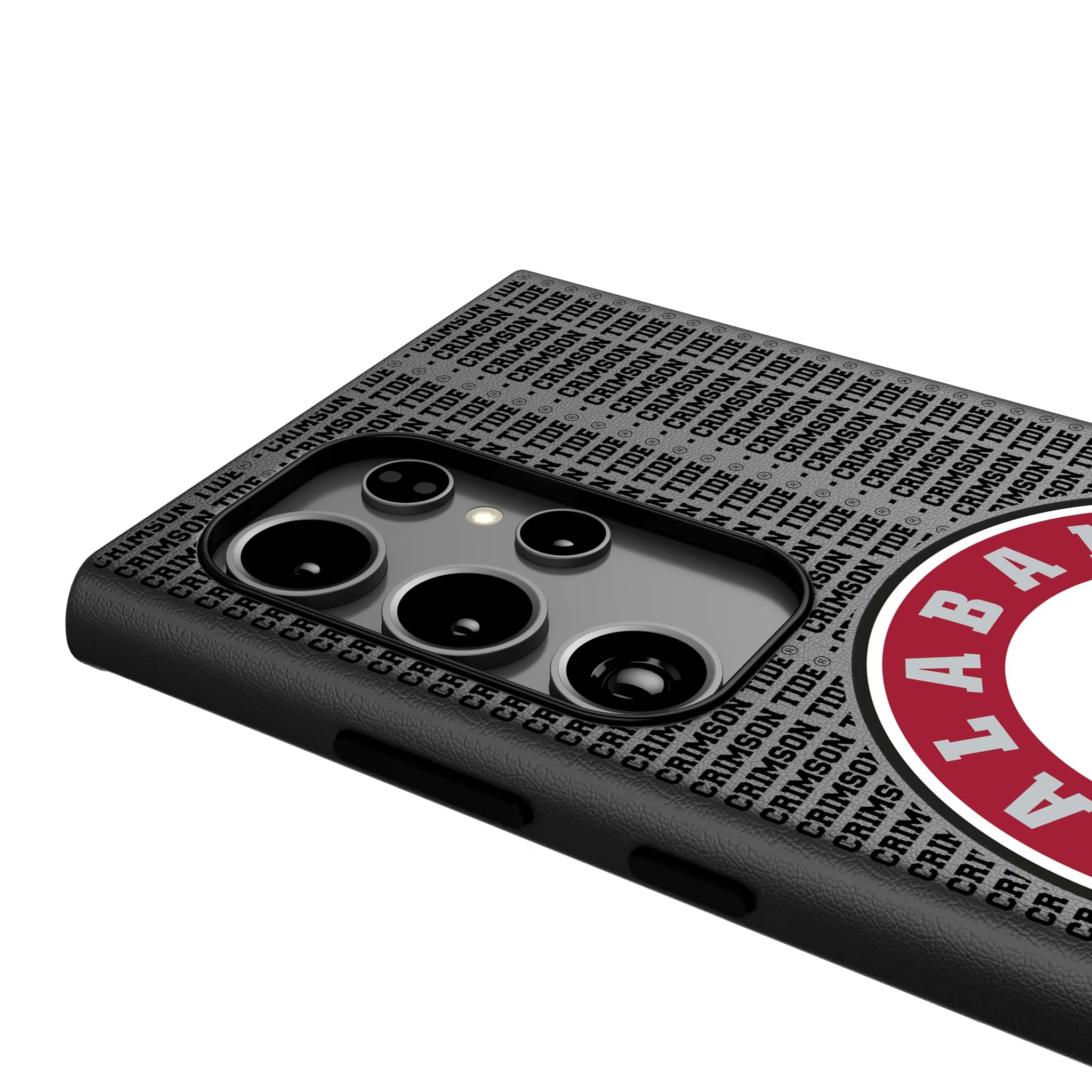 University of Alabama Crimson Tide Text Backdrop Galaxy MagSafe Compatible Phone Case for Samsung Galaxy - Detail