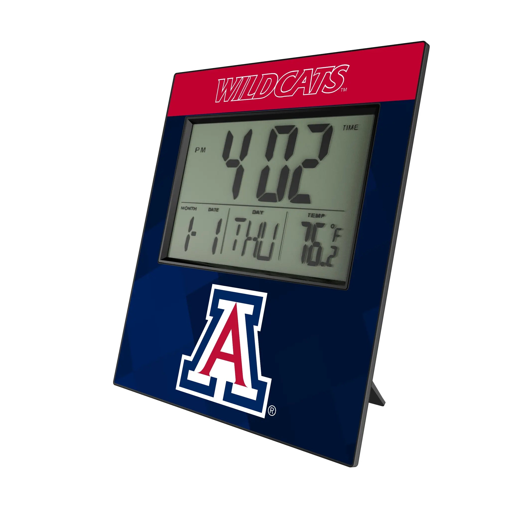 University of Arizona Wildcats Color Block Wall Clock