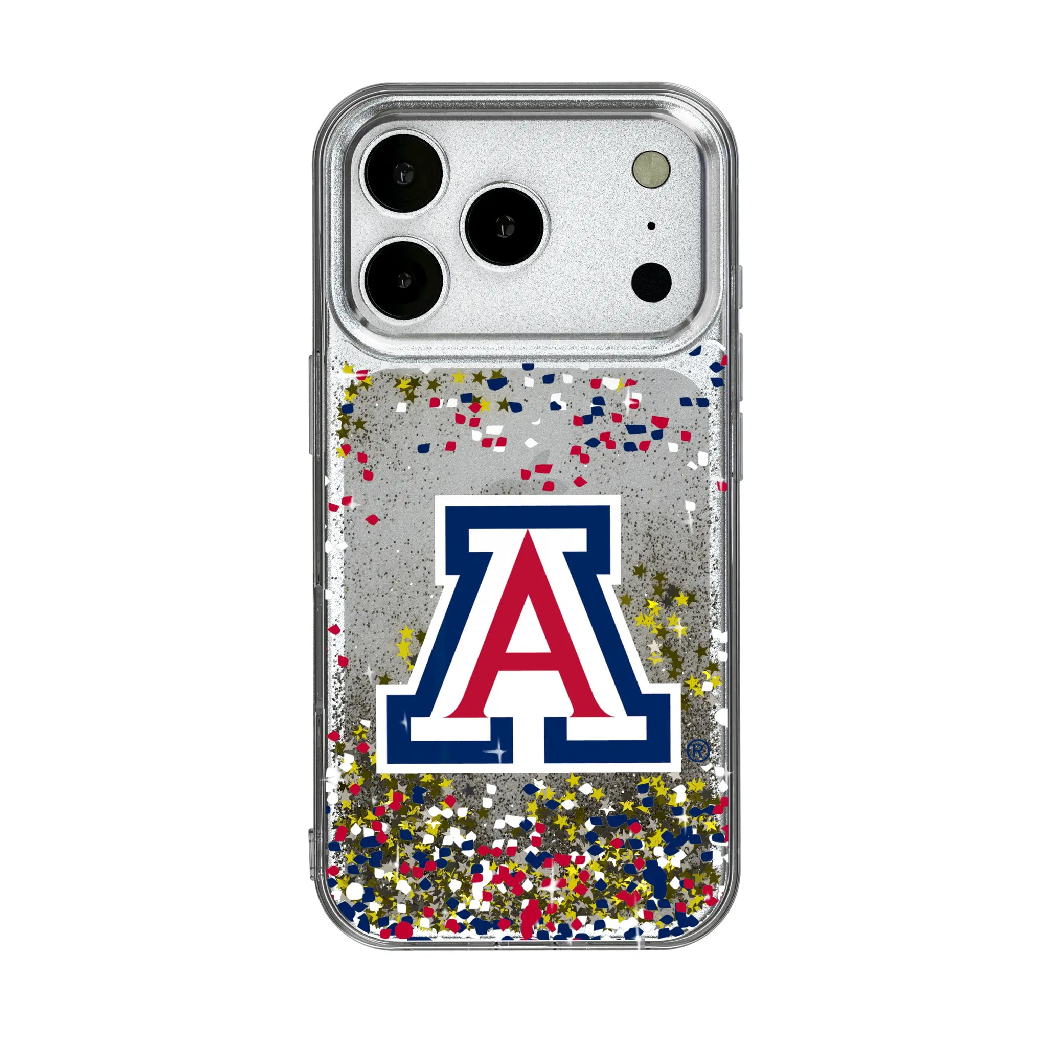 University of Arizona Wildcats Confetti iPhone Glitter Phone Case for Apple iPhone