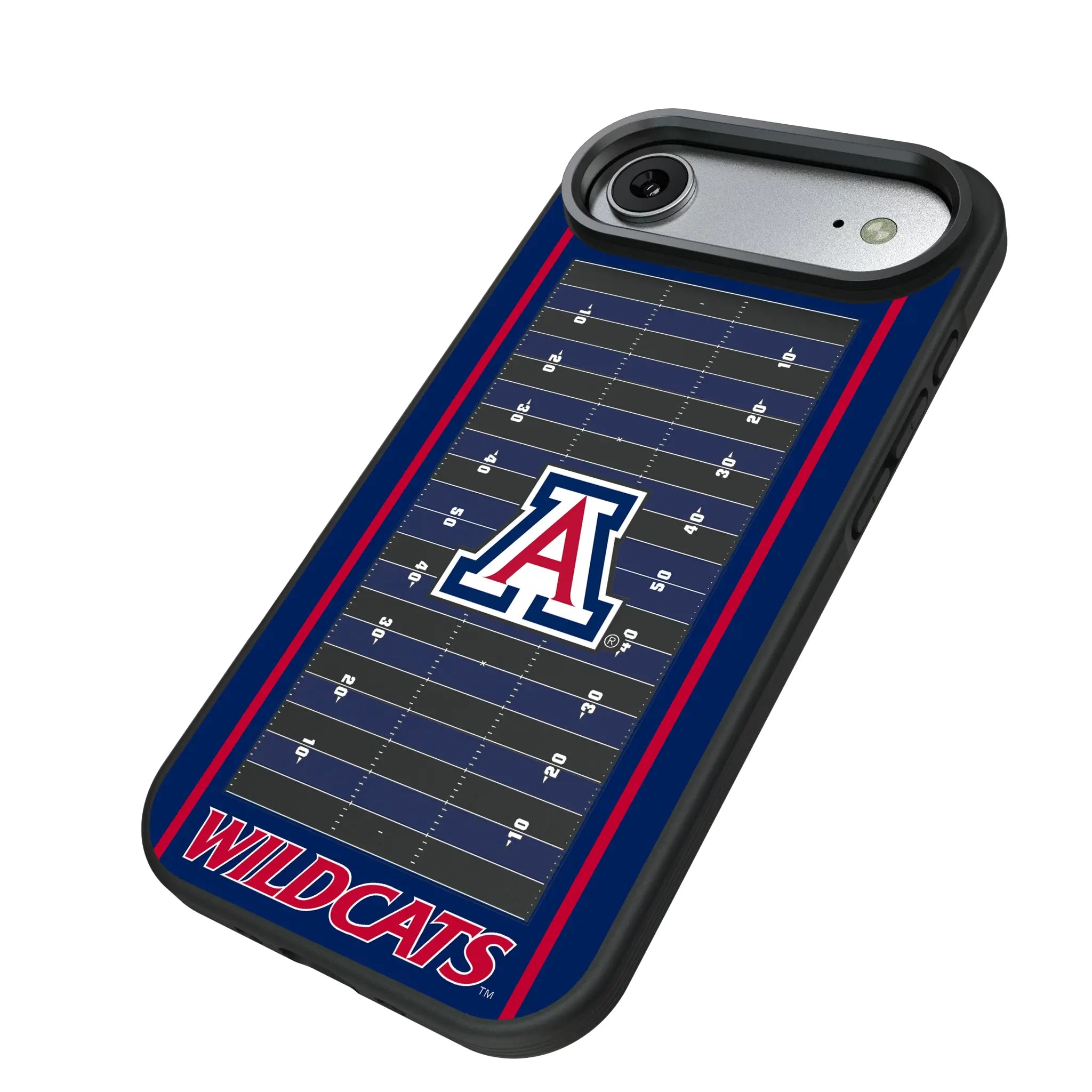 University of Arizona Wildcats Field iPhone Bump Phone Case for Apple iPhone - Isometric View#Device_iPhone Air