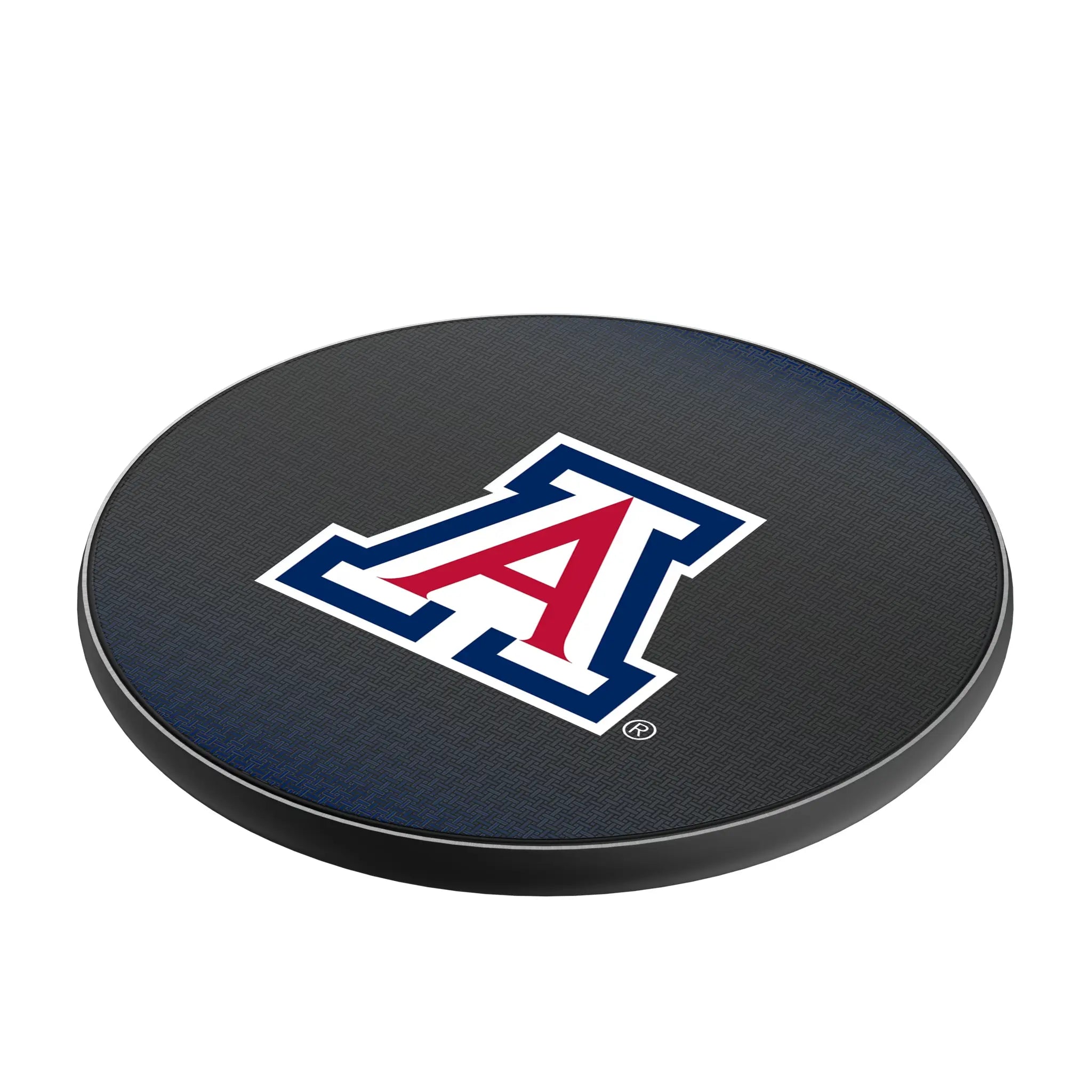 University of Arizona Wildcats Linen 15-Watt Wireless Charger - Isometric View