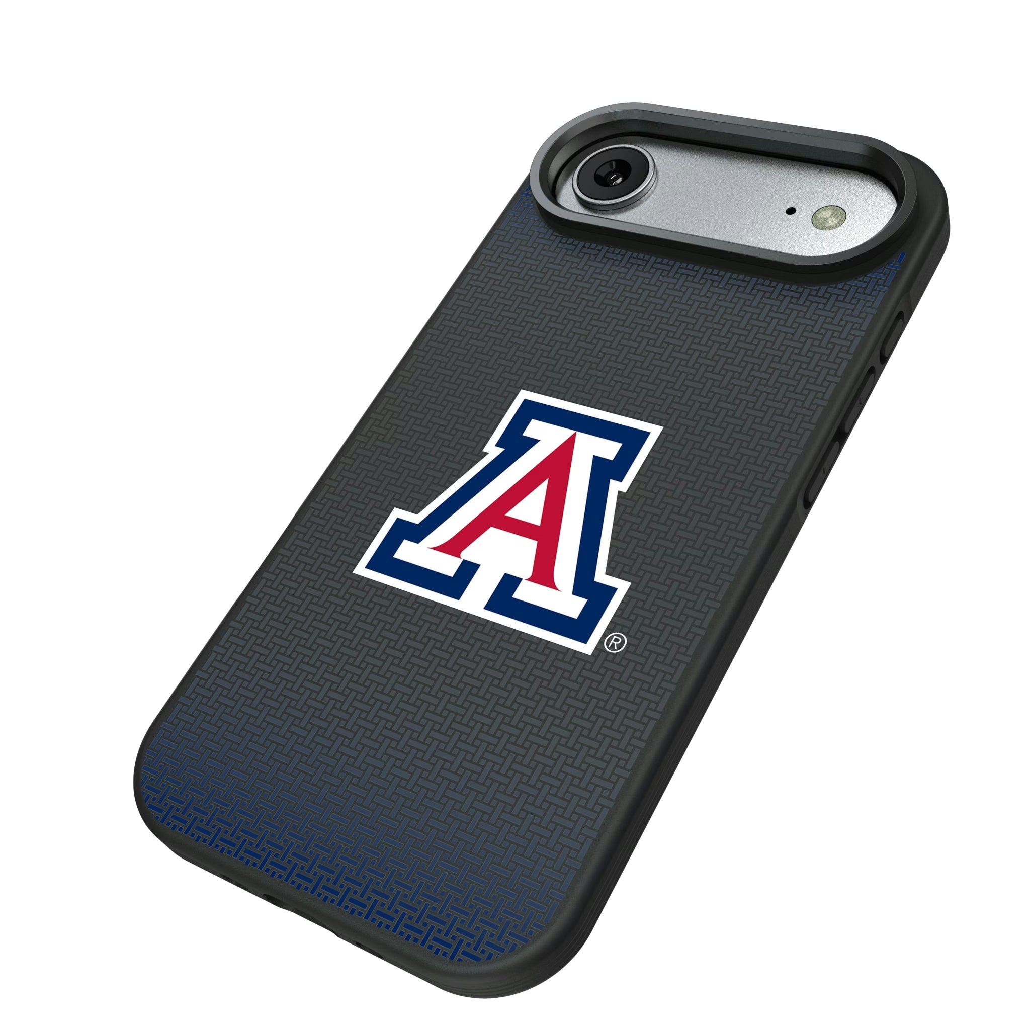 University of Arizona Wildcats Linen iPhone Bump Phone Case for Apple iPhone - Isometric View#Device_iPhone Air