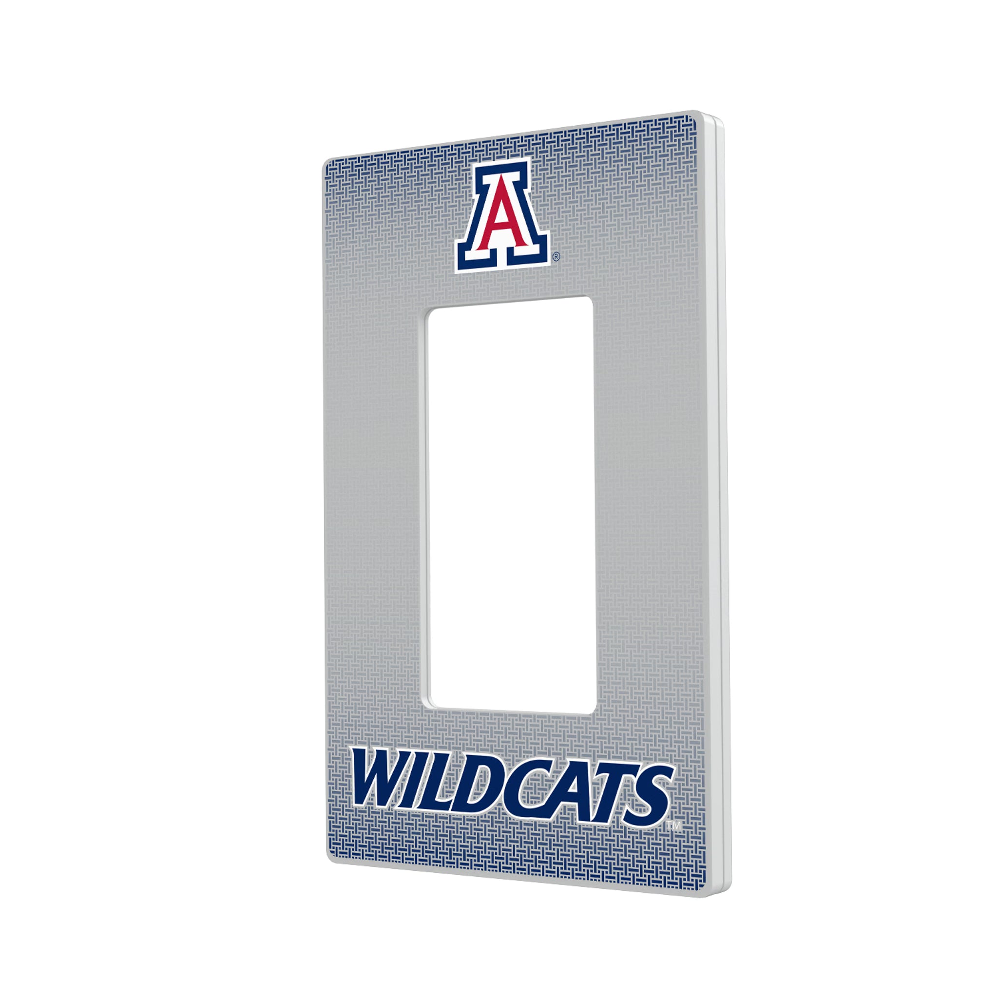 University of Arizona Wildcats Linen Hidden-Screw Light Switch Plate#Style_Single Rocker