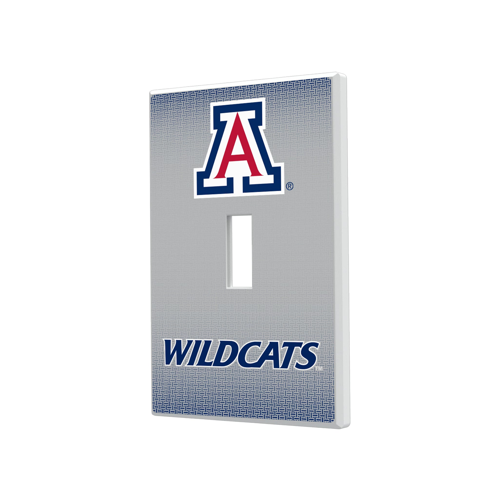 University of Arizona Wildcats Linen Hidden-Screw Light Switch Plate#Style_Single Toggle