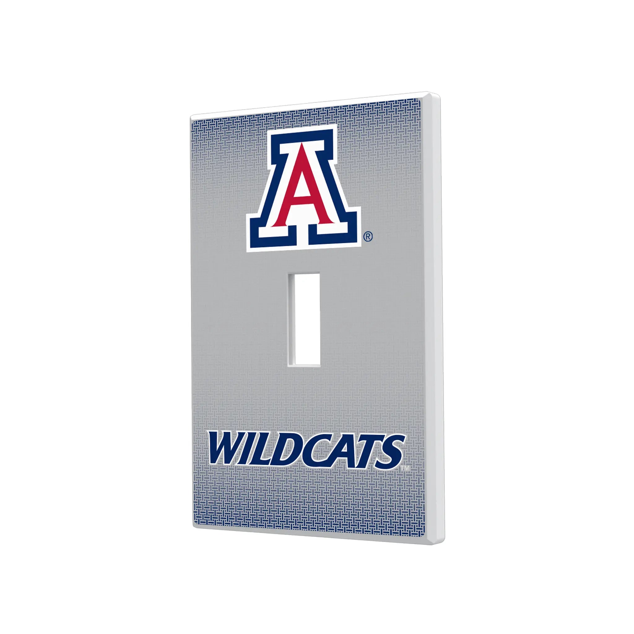 University of Arizona Wildcats Linen Hidden-Screw Light Switch Plate#Style_Single Toggle