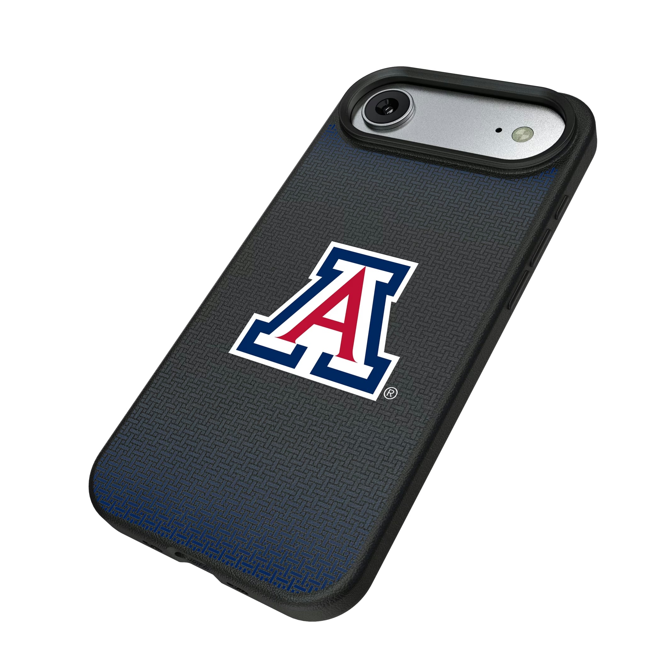 University of Arizona Wildcats Linen iPhone MagSafe Compatible Phone Case for Apple iPhone - Isometric View#Device_iPhone Air