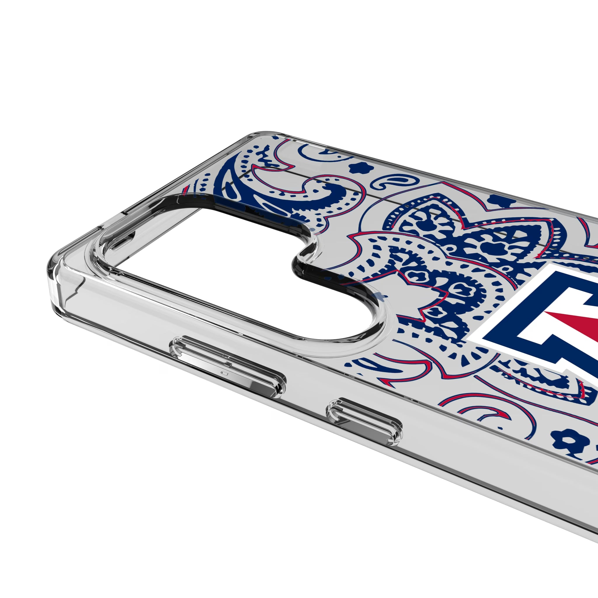 University of Arizona Wildcats Paisley Galaxy Clear Phone Case for Samsung Galaxy - Detail