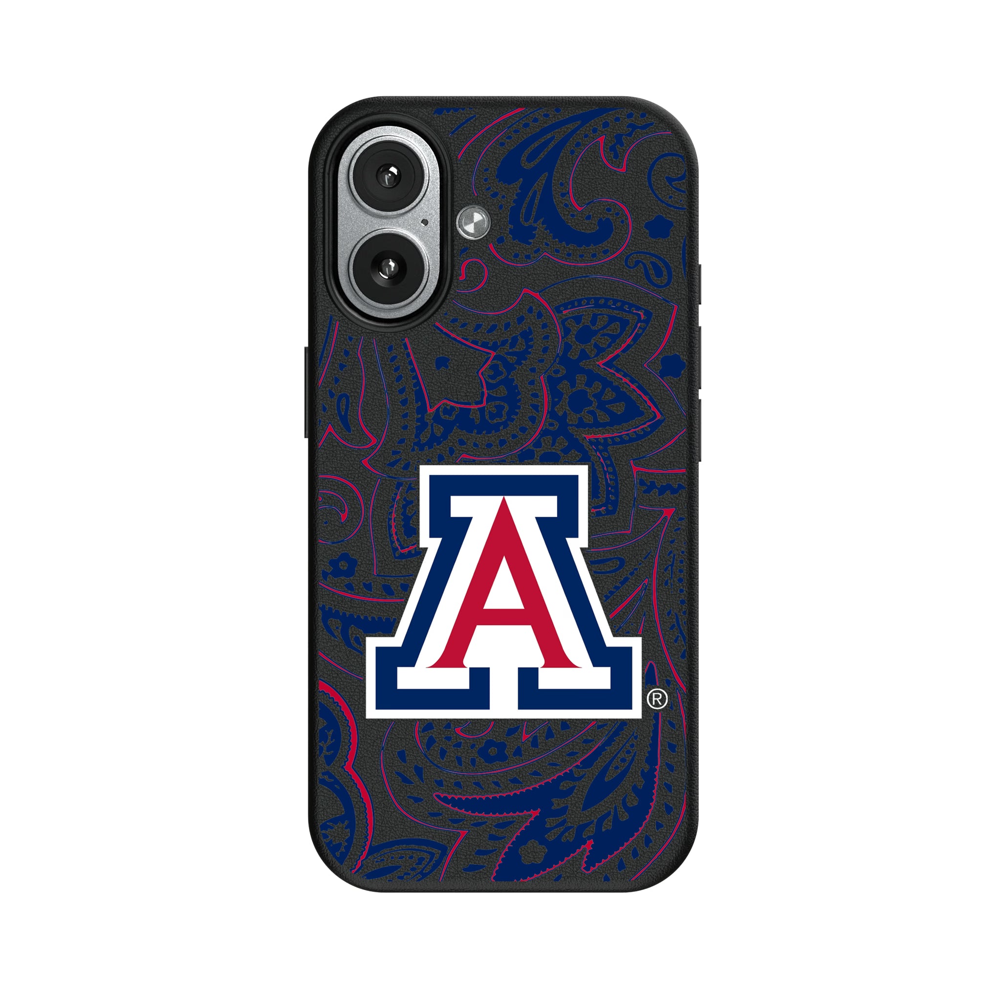 University of Arizona Wildcats Paisley iPhone MagSafe Compatible Phone Case for Apple iPhone#Device_iPhone 17