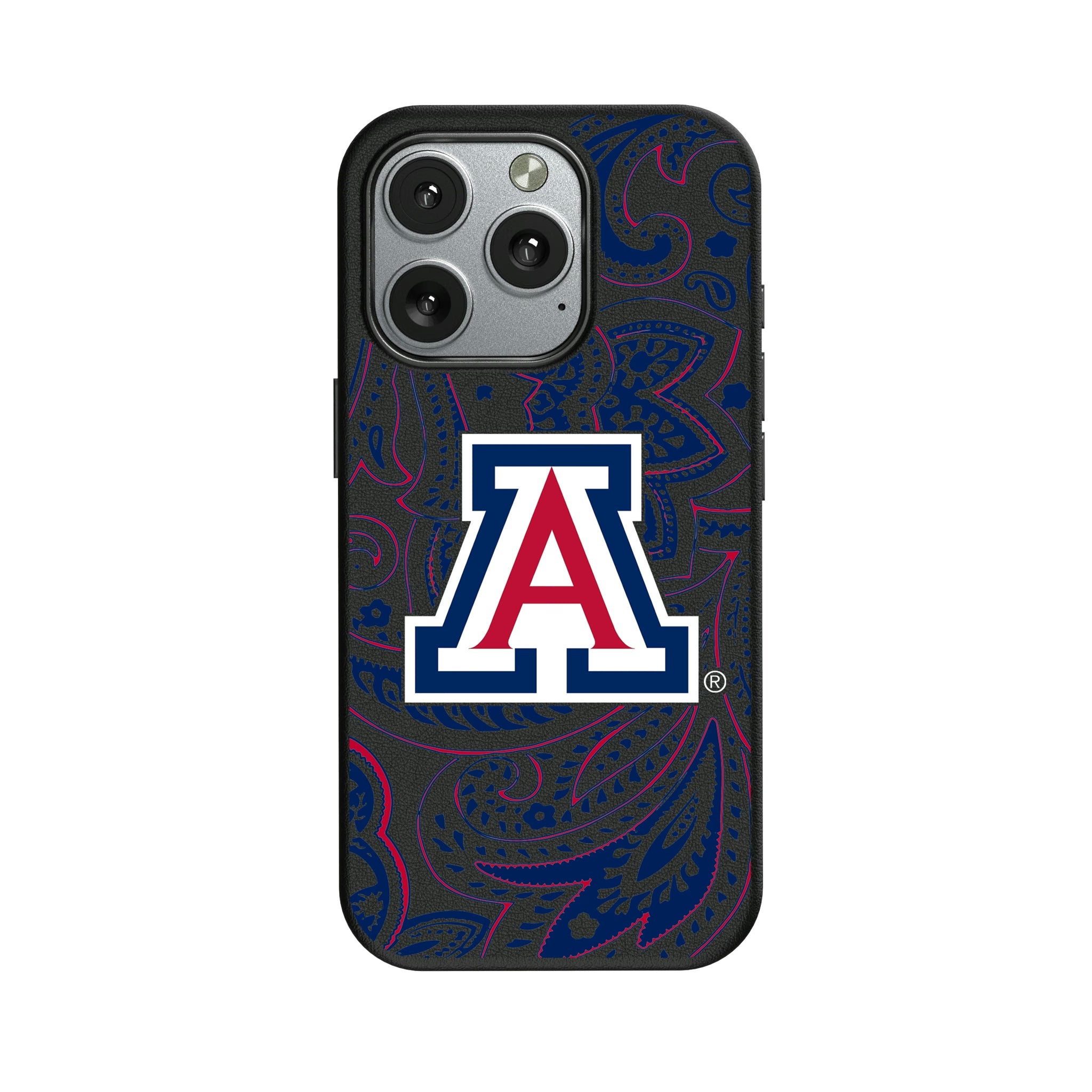 University of Arizona Wildcats Paisley iPhone MagSafe Compatible Phone Case for Apple iPhone