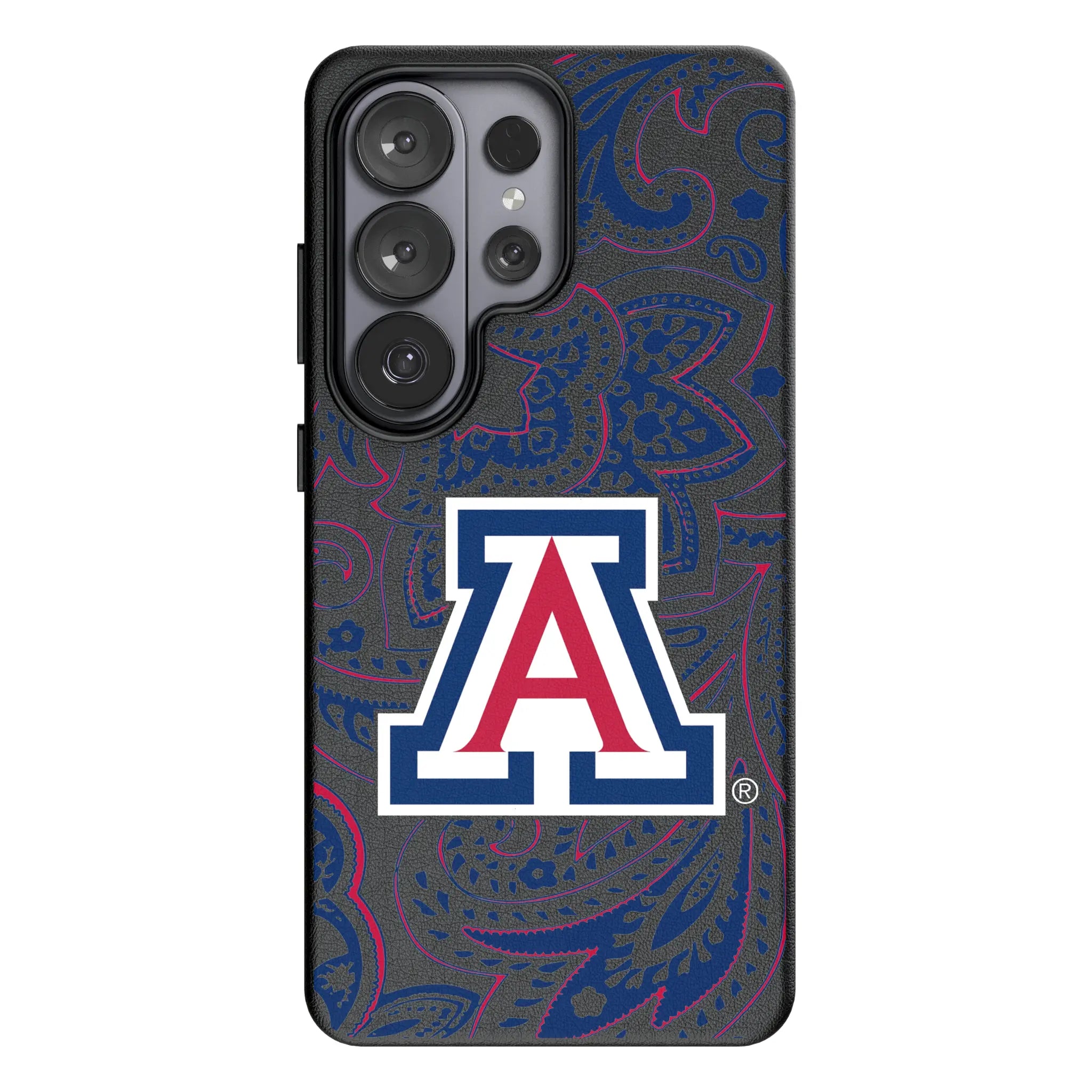 University of Arizona Wildcats Paisley Galaxy MagSafe Compatible Phone Case for Samsung Galaxy#Device_Galaxy S26 Ultra