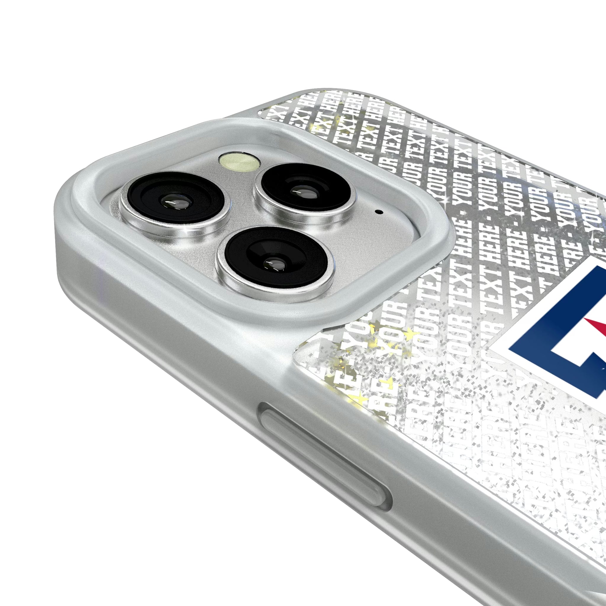 University of Arizona Wildcats Personalized EndZone Plus iPhone Glitter Phone Case for Apple iPhone - Detail#Device_iPhone 16 Pro