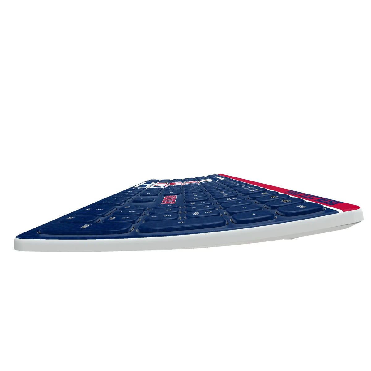 University of Arizona Wildcats Personalized Endzone Solid KKB605 Curved Wireless Keyboard