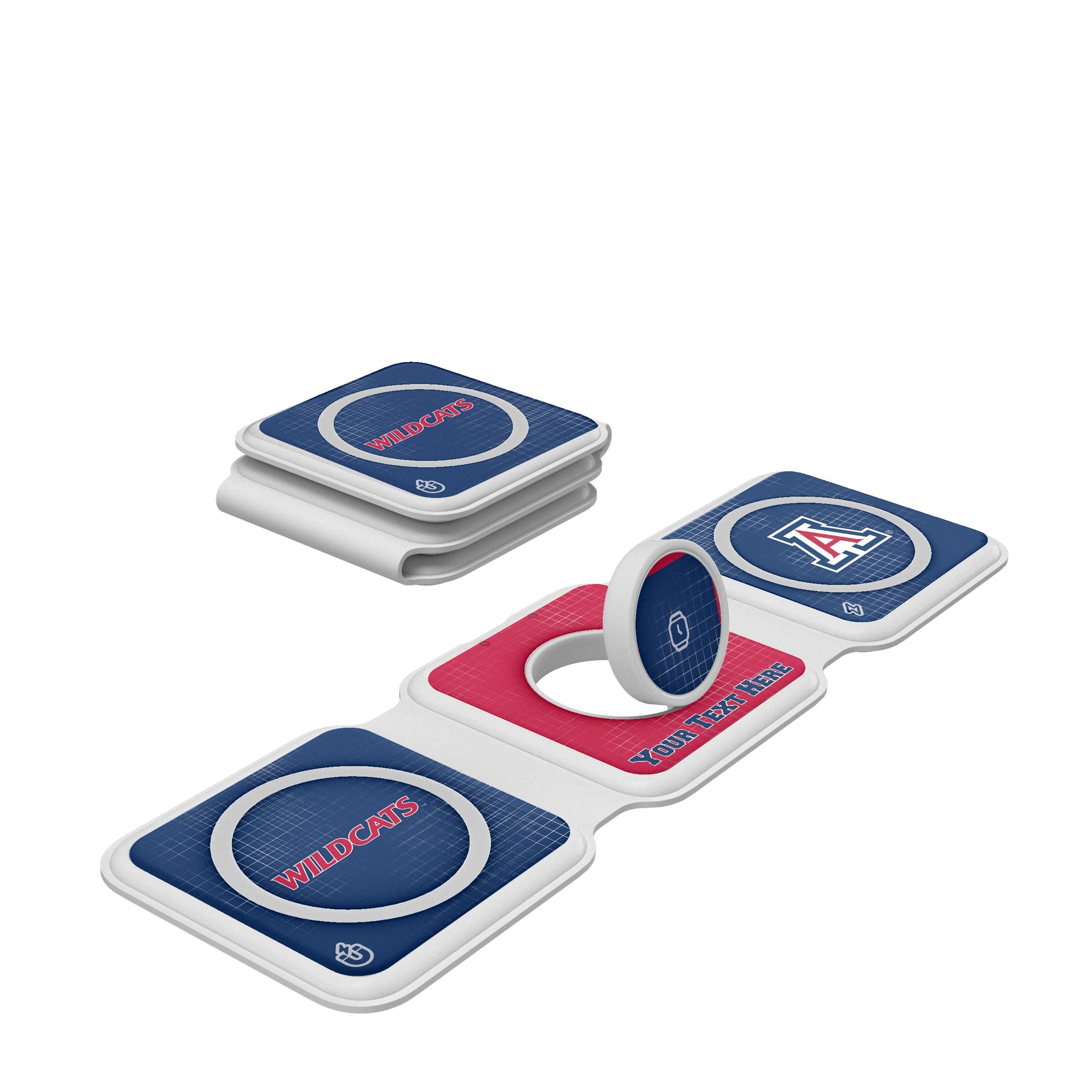University of Arizona Wildcats Personalized Hatch Foldable 3 in 1 Charger