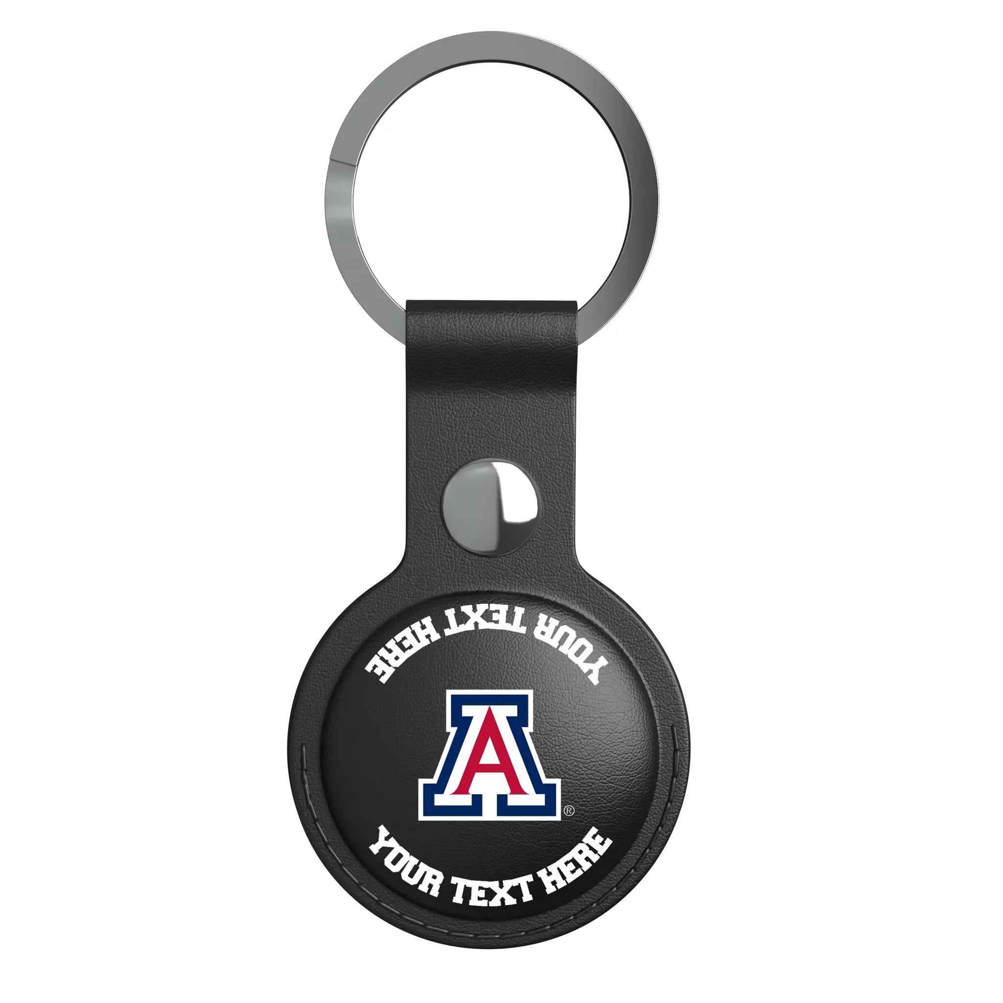 University of Arizona Wildcats Personalized Insignia AirTag Black Airtag Holder