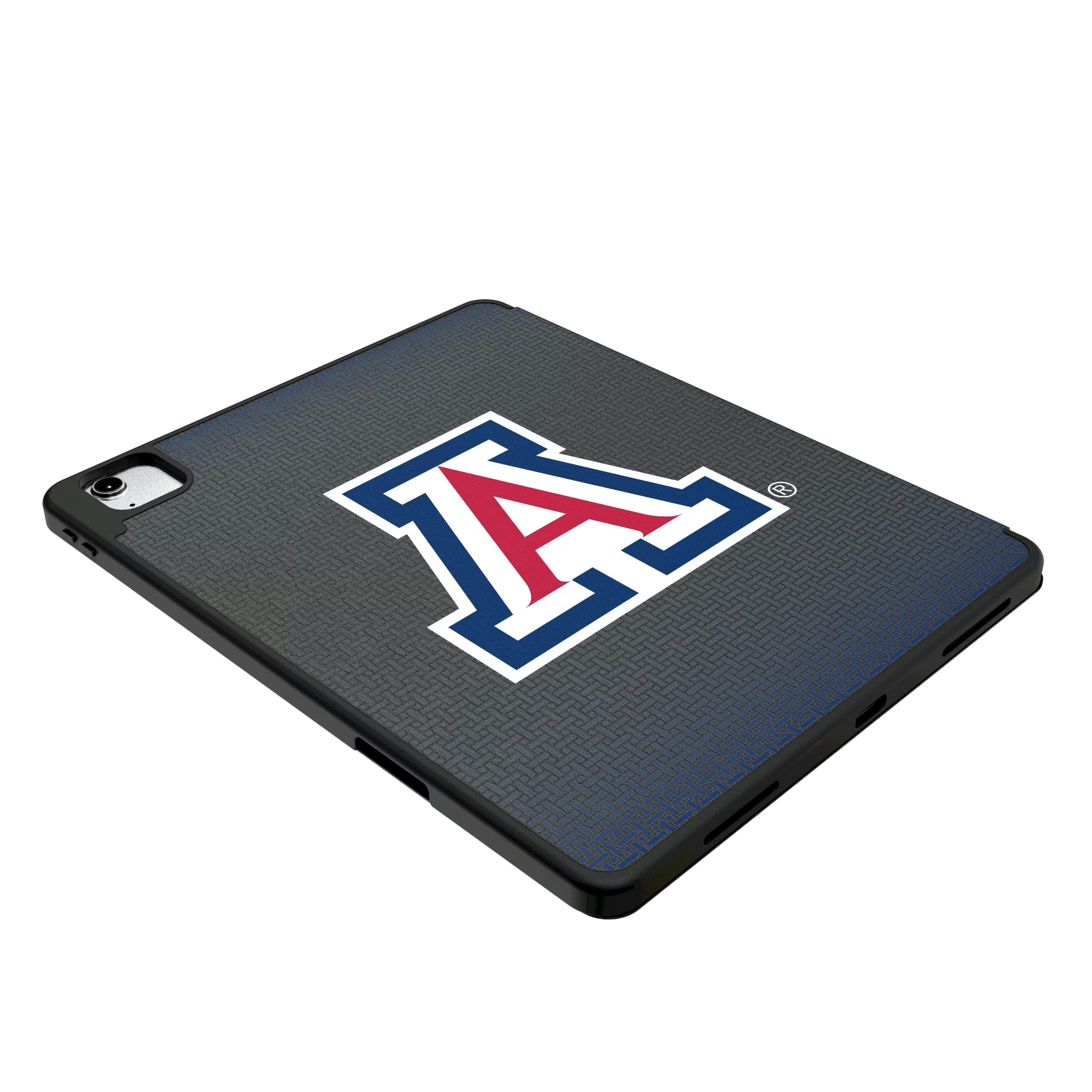 University of Arizona Wildcats Personalized Linen iPad Tablet Case for Apple iPad - Isometric View
