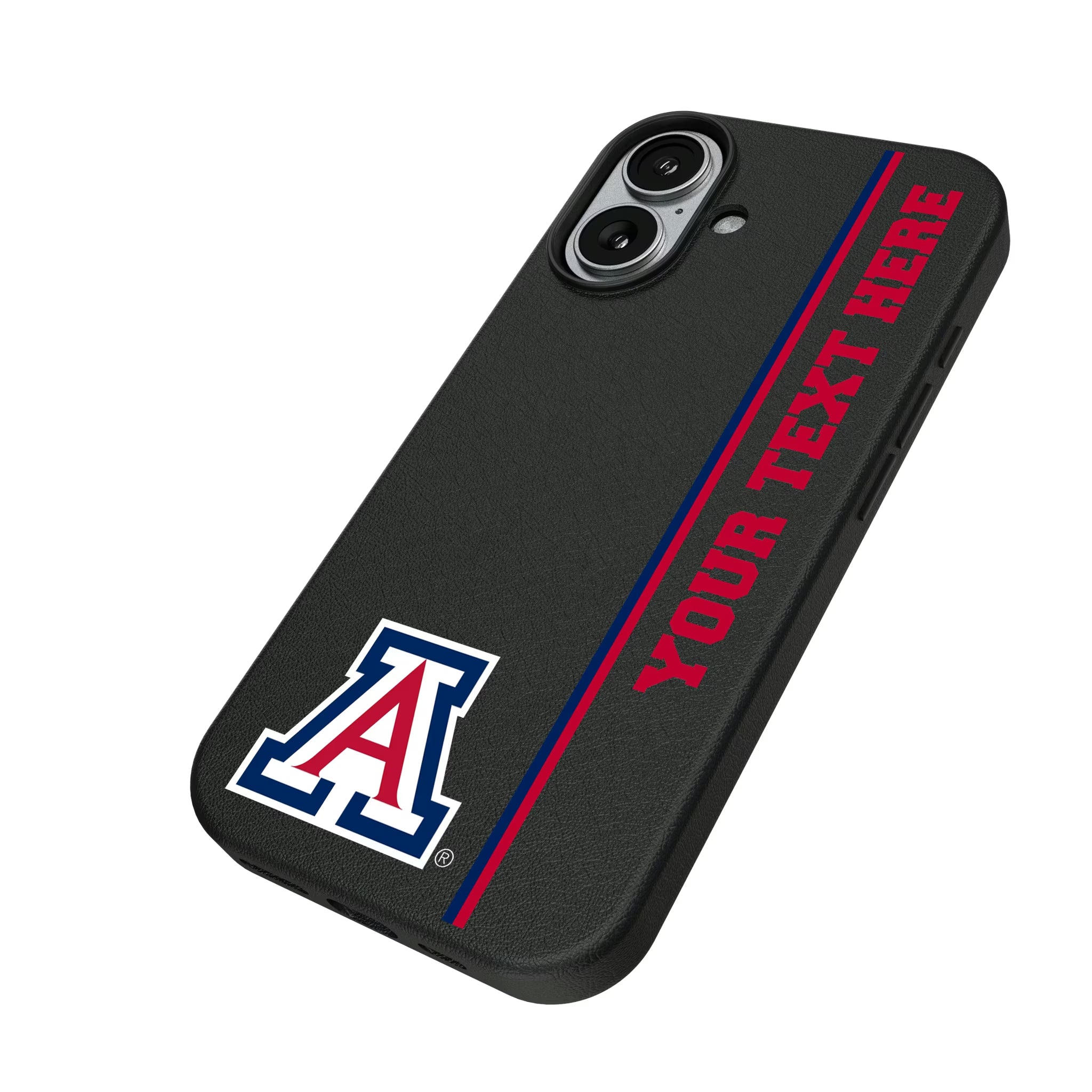 University of Arizona Wildcats Personalized Sidebard iPhone MagSafe Compatible Phone Case for Apple iPhone - Isometric View#Device_iPhone 17