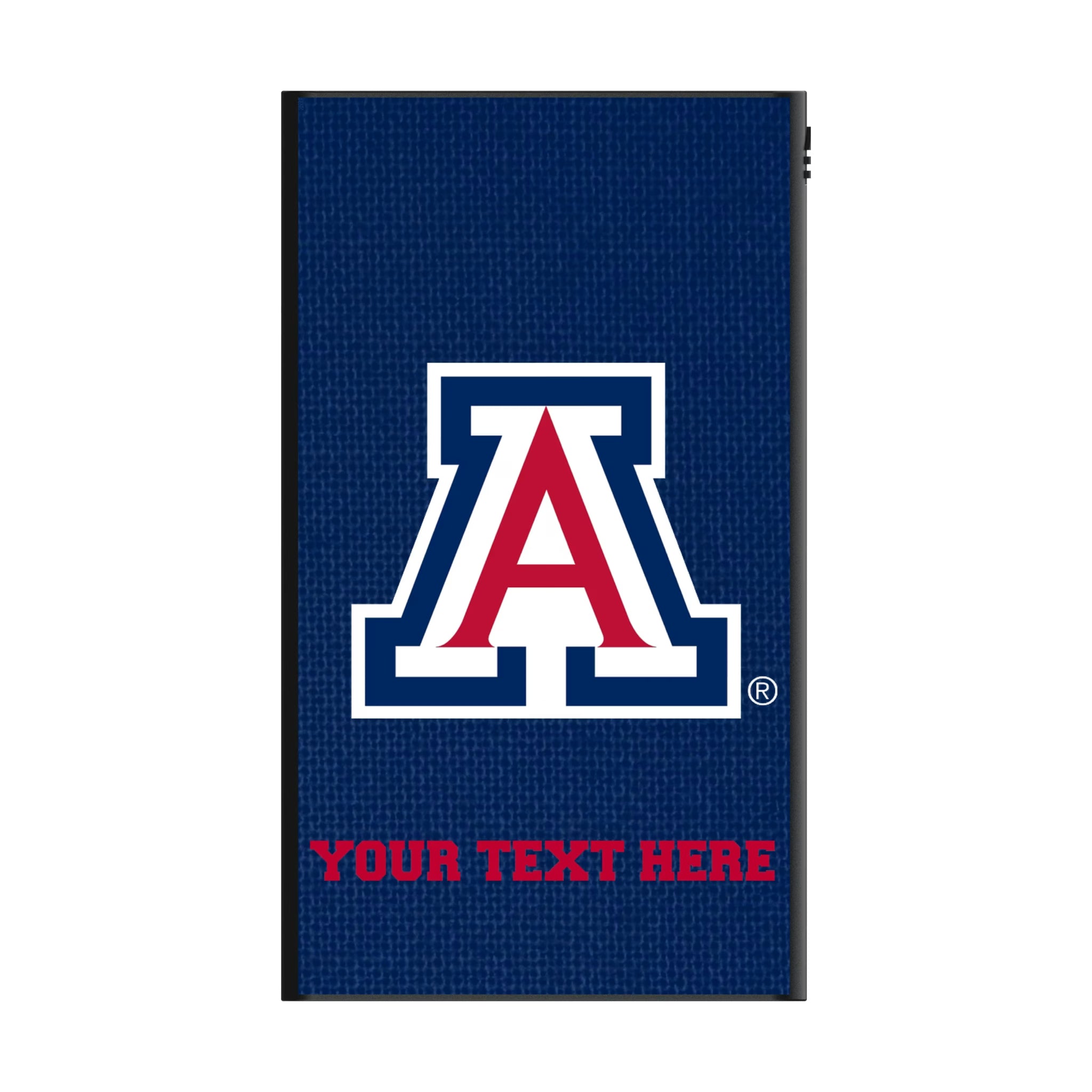 University of Arizona Wildcats Personalized Solid 5000mAh Flat Powerbank