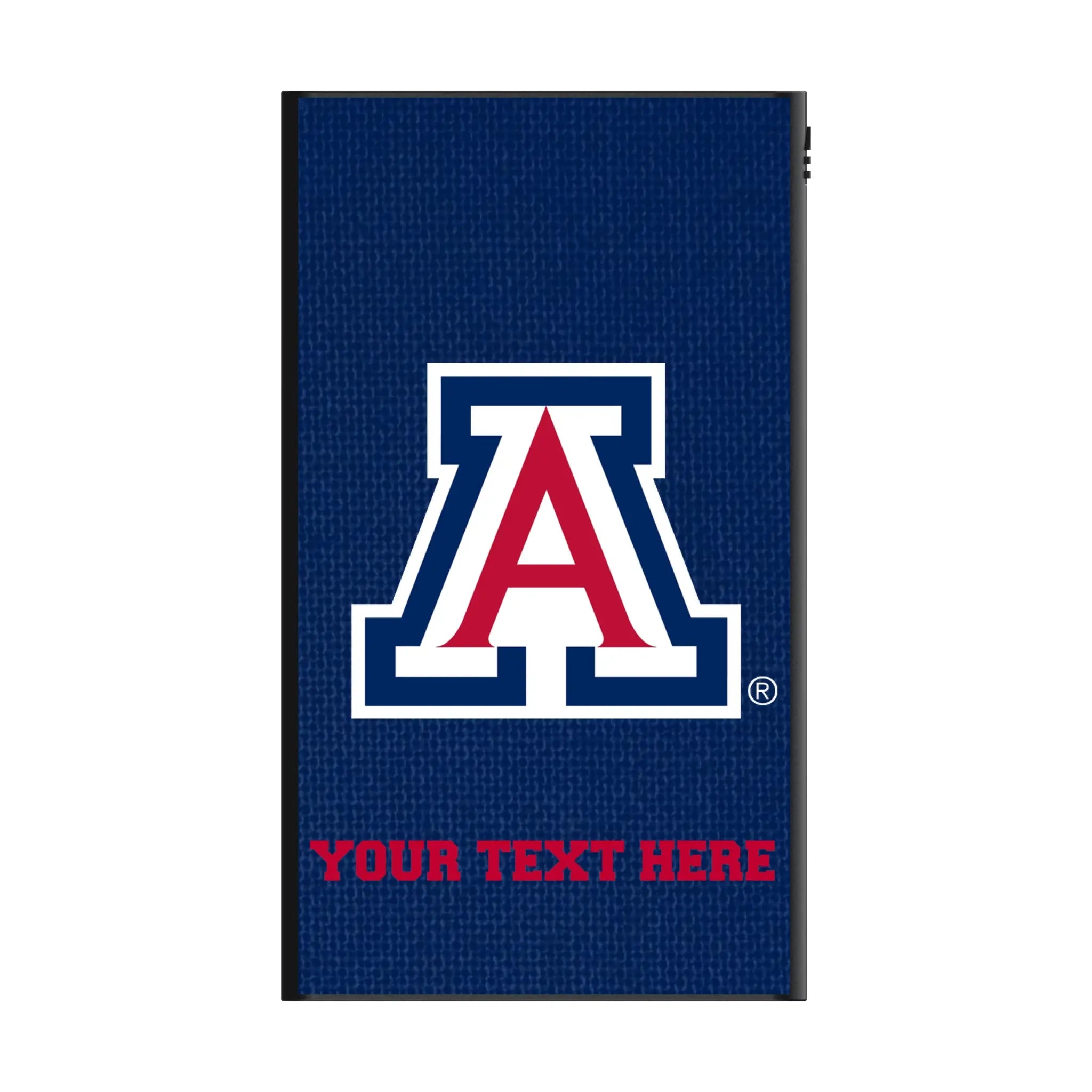 University of Arizona Wildcats Personalized Solid 5000mAh Flat Power Bank