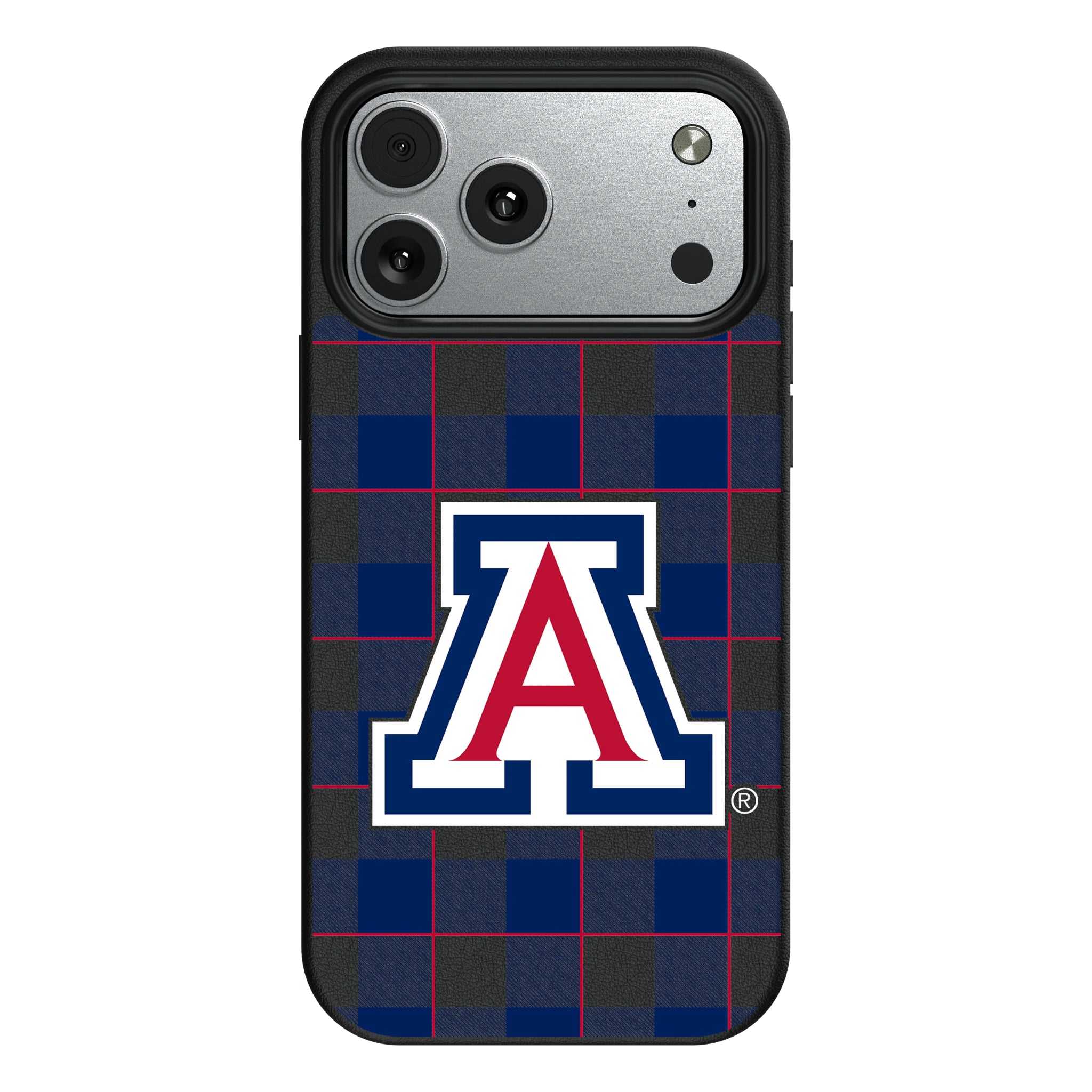 University of Arizona Wildcats Plaid iPhone MagSafe Compatible Phone Case for Apple iPhone#Device_iPhone 17 Pro Max
