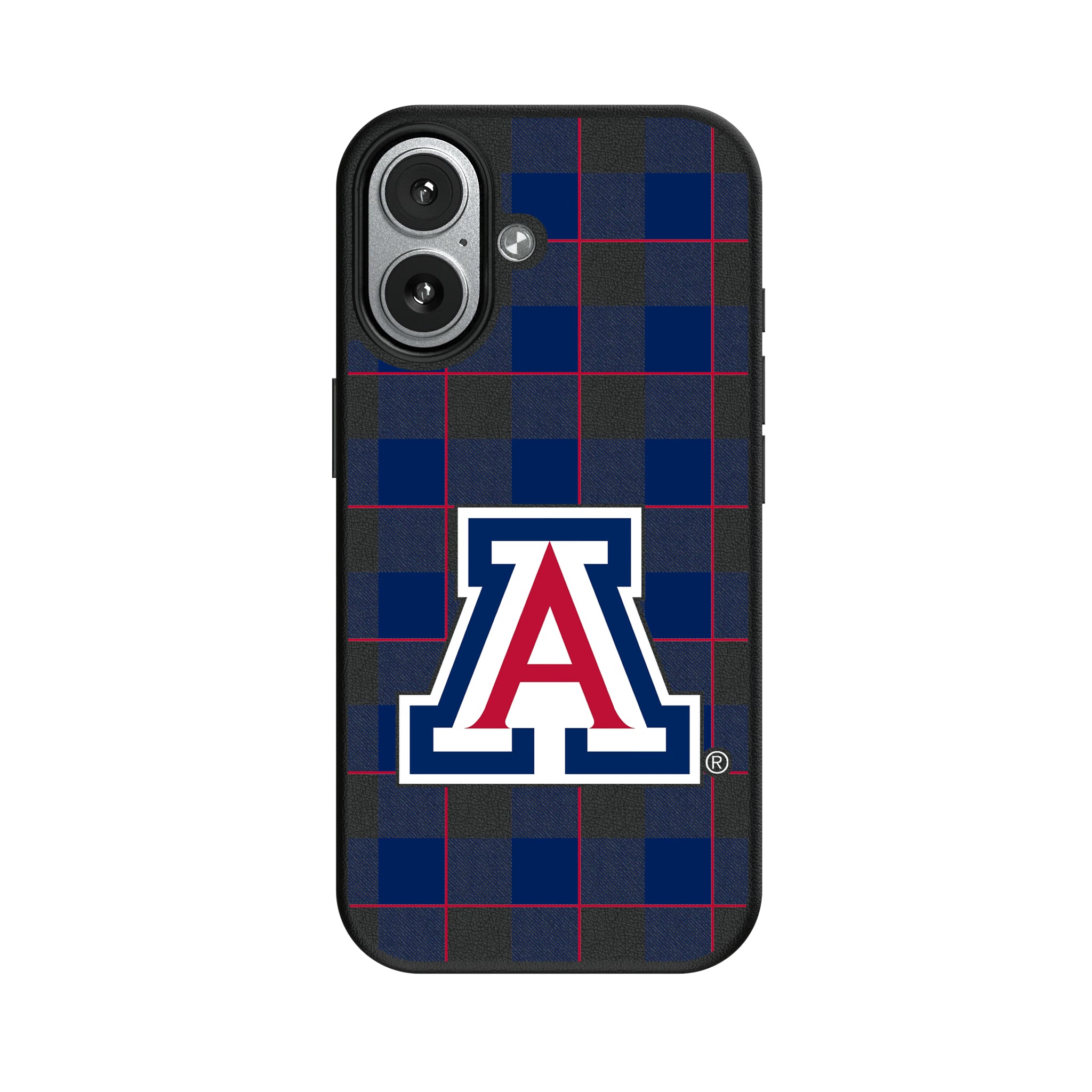 University of Arizona Wildcats Plaid iPhone MagSafe Compatible Phone Case for Apple iPhone#Device_iPhone 17