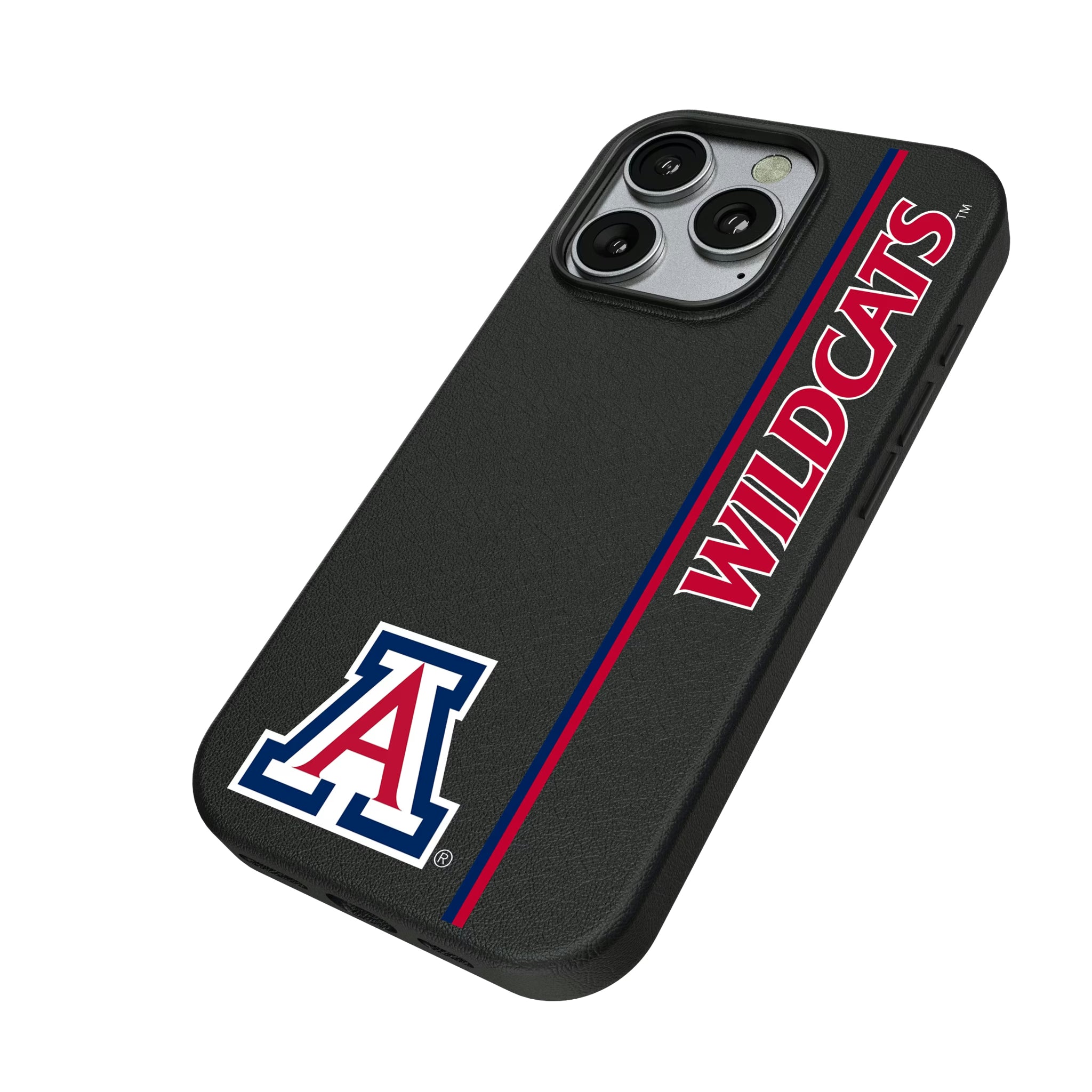 University of Arizona Wildcats Sidebar iPhone MagSafe Compatible Phone Case for Apple iPhone - Isometric View