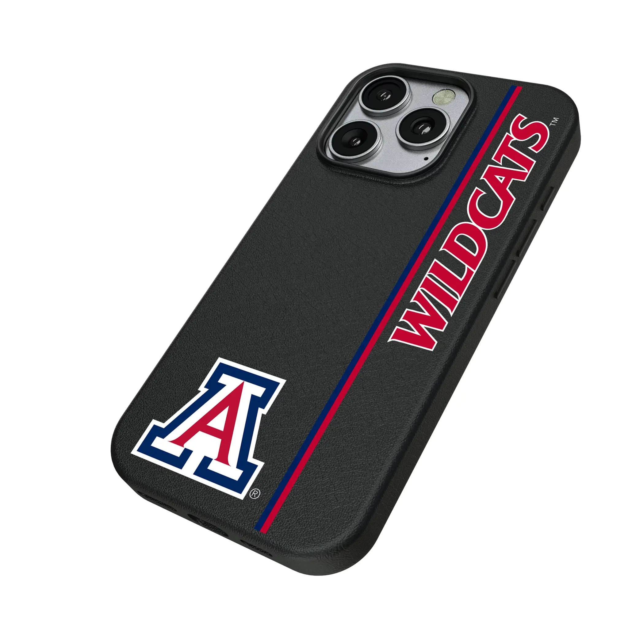 University of Arizona Wildcats Sidebar iPhone MagSafe Compatible Phone Case for Apple iPhone - Isometric View