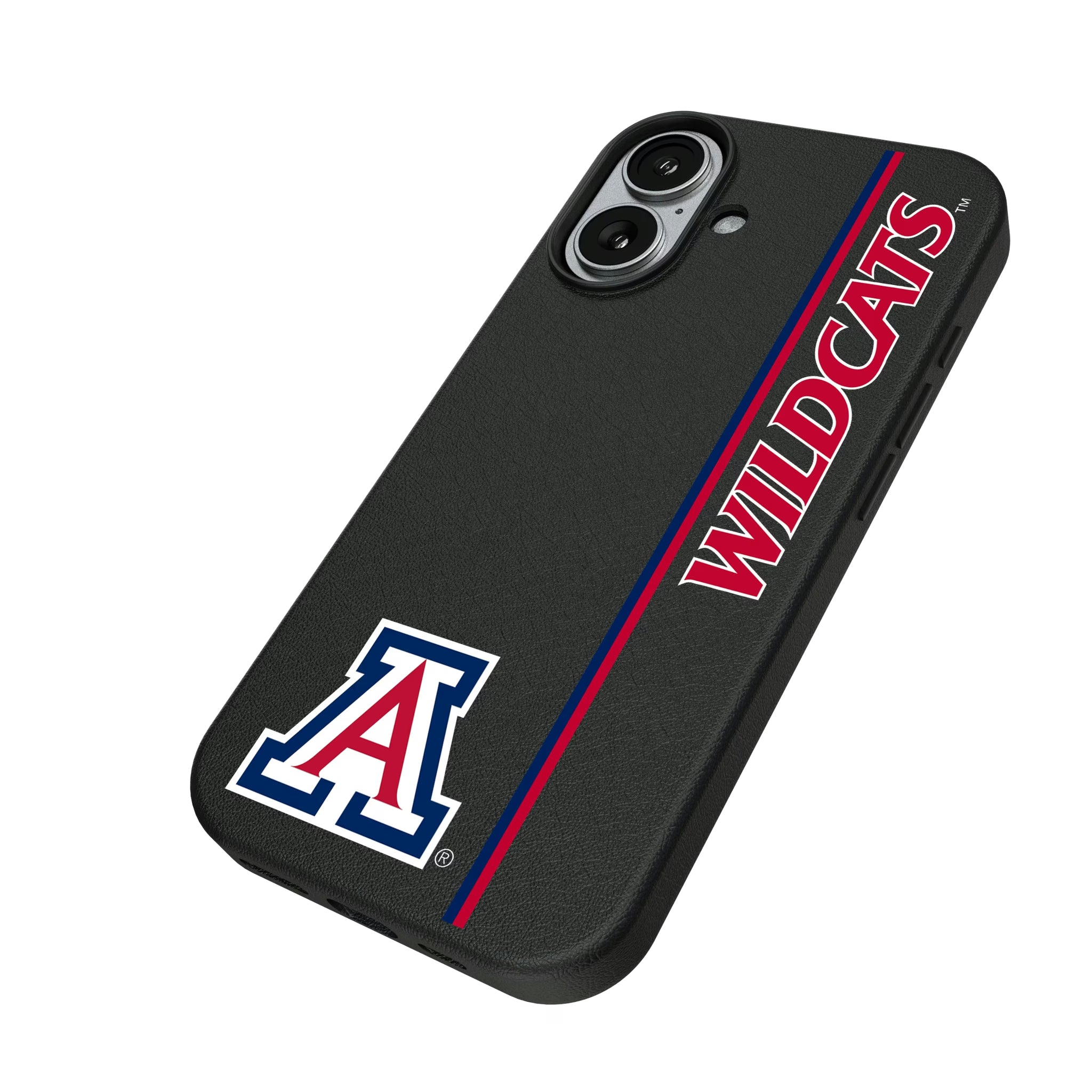University of Arizona Wildcats Sidebar iPhone MagSafe Compatible Phone Case for Apple iPhone - Isometric View#Device_iPhone 17