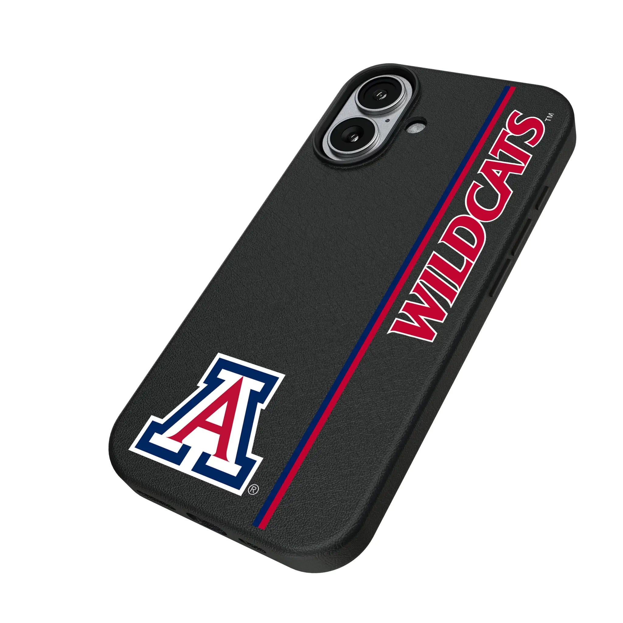 University of Arizona Wildcats Sidebar iPhone MagSafe Compatible Phone Case for Apple iPhone - Isometric View#Device_iPhone 17