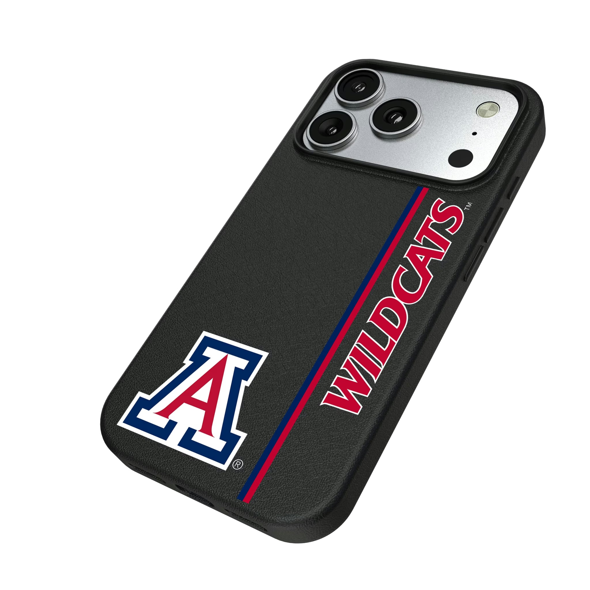 University of Arizona Wildcats Sidebar iPhone MagSafe Compatible Phone Case for Apple iPhone - Isometric View#Device_iPhone 17 Pro