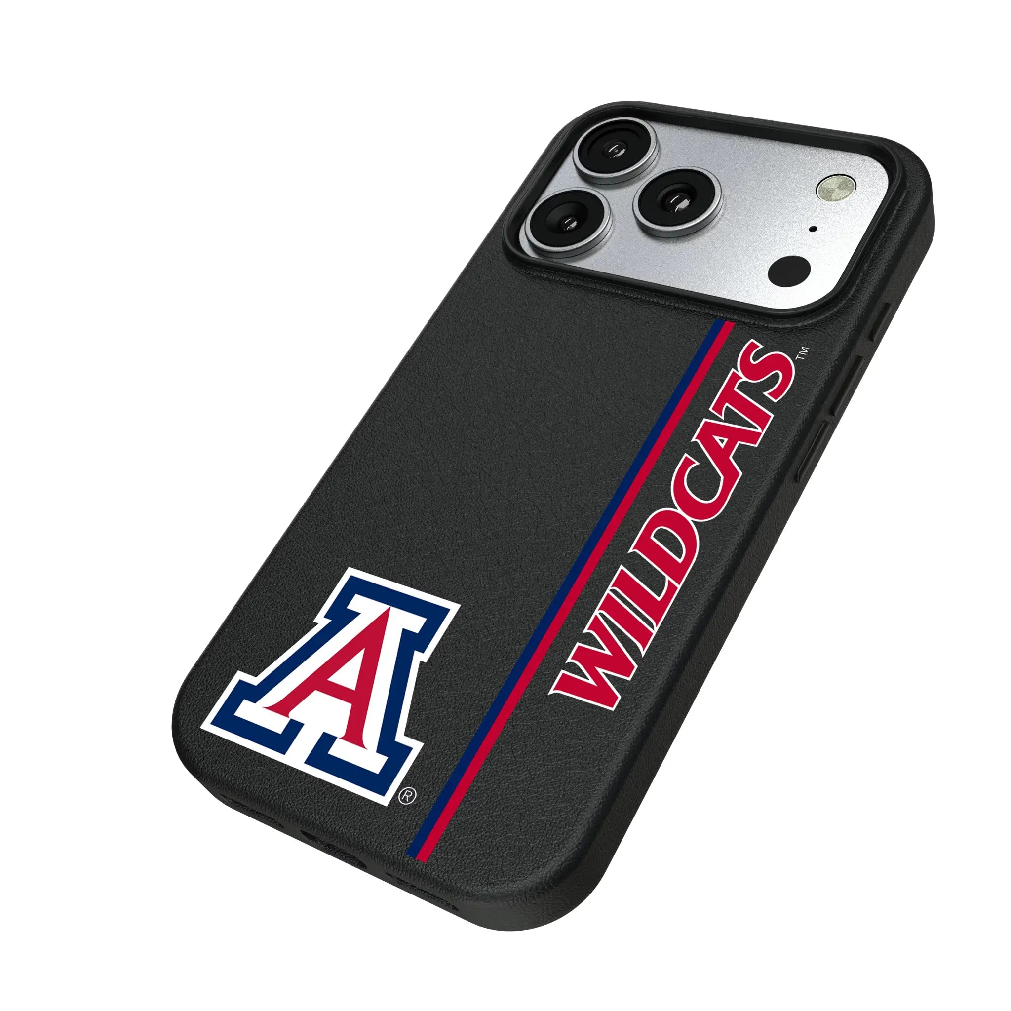University of Arizona Wildcats Sidebar iPhone MagSafe Compatible Phone Case for Apple iPhone - Isometric View#Device_iPhone 17 Pro