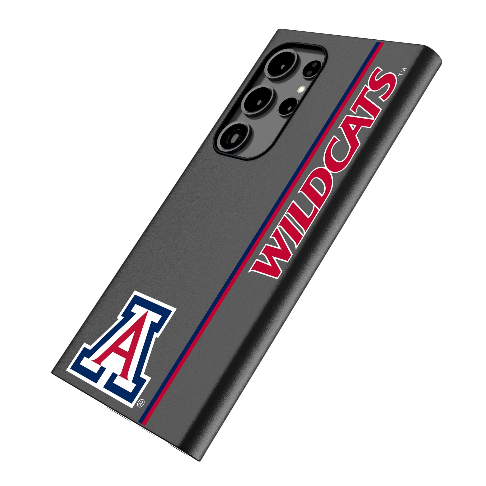 University of Arizona Wildcats Sidebar Galaxy MagSafe Compatible Phone Case for Samsung Galaxy - Isometric View