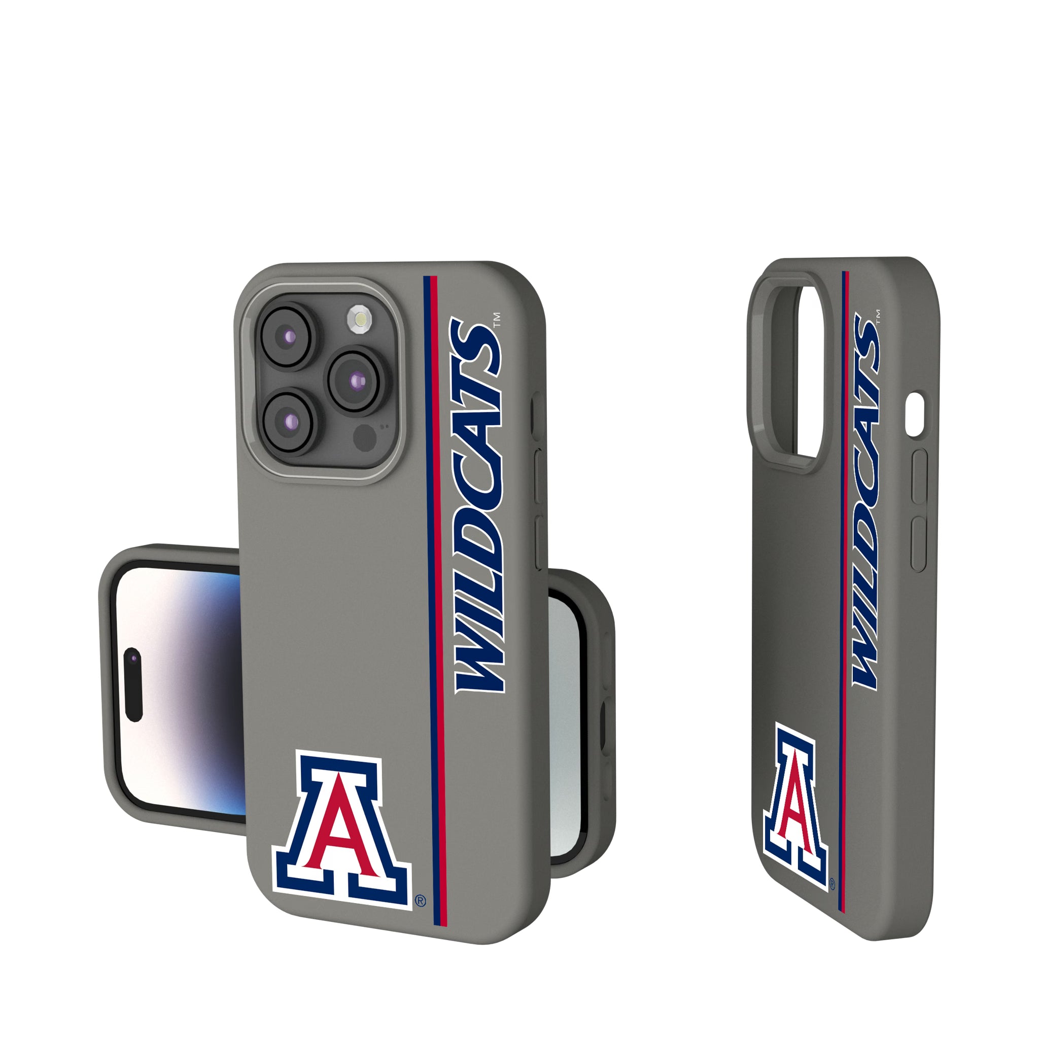 University of Arizona Wildcats Sidebar iPhone Soft Touch Phone Case for Apple iPhone