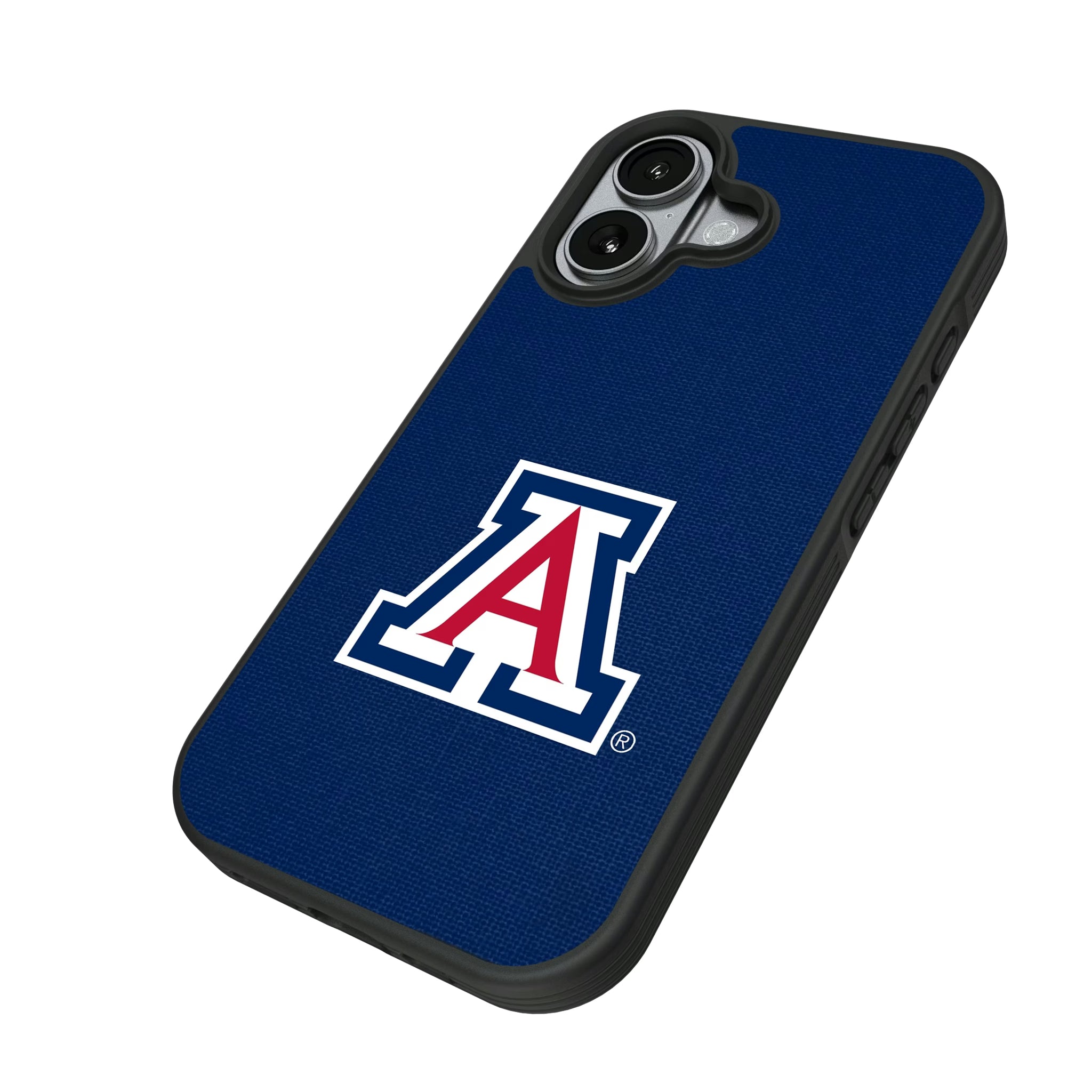 University of Arizona Wildcats Solid iPhone Bump Phone Case for Apple iPhone - Isometric View#Device_iPhone 17