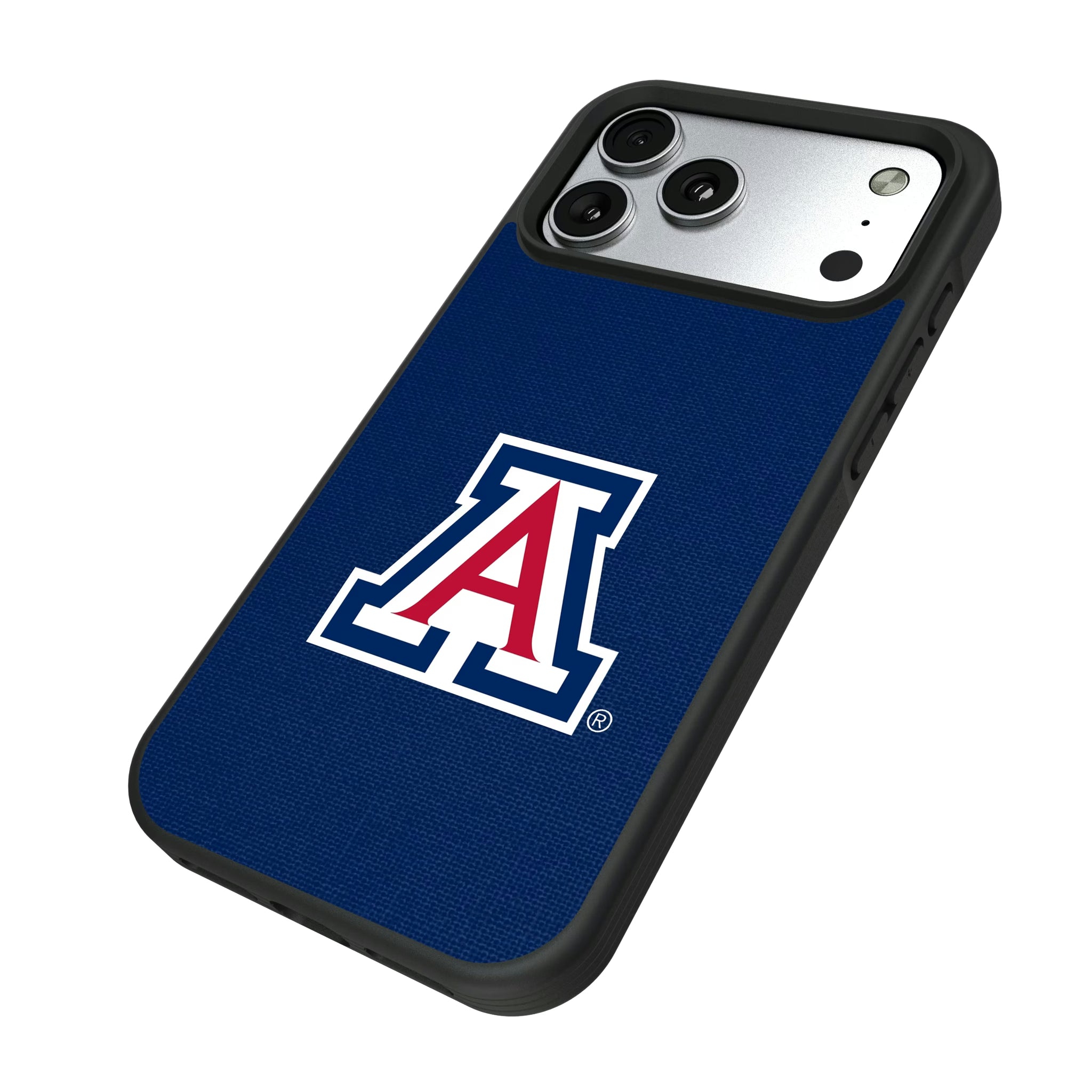 University of Arizona Wildcats Solid iPhone Bump Phone Case for Apple iPhone - Isometric View#Device_iPhone 17 Pro Max